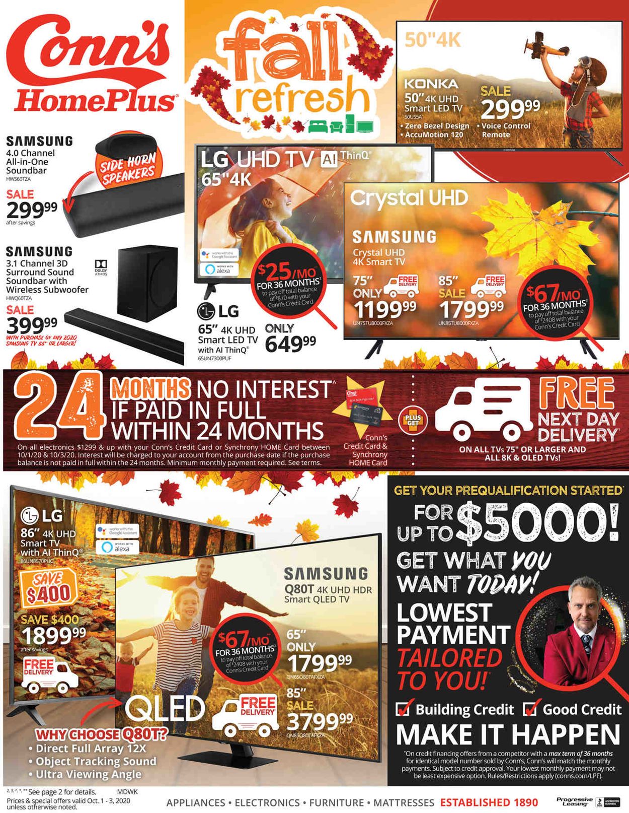 Conn's Home Plus Current weekly ad 10/01 10/03/2020