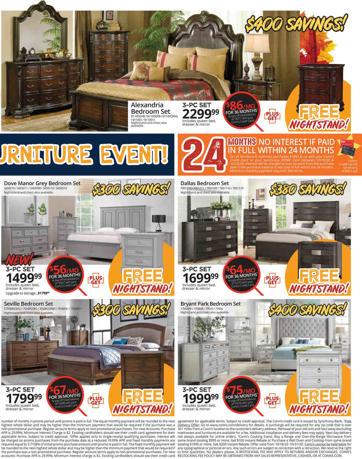 Catalogue Conn's Home Plus from 10/18/2020