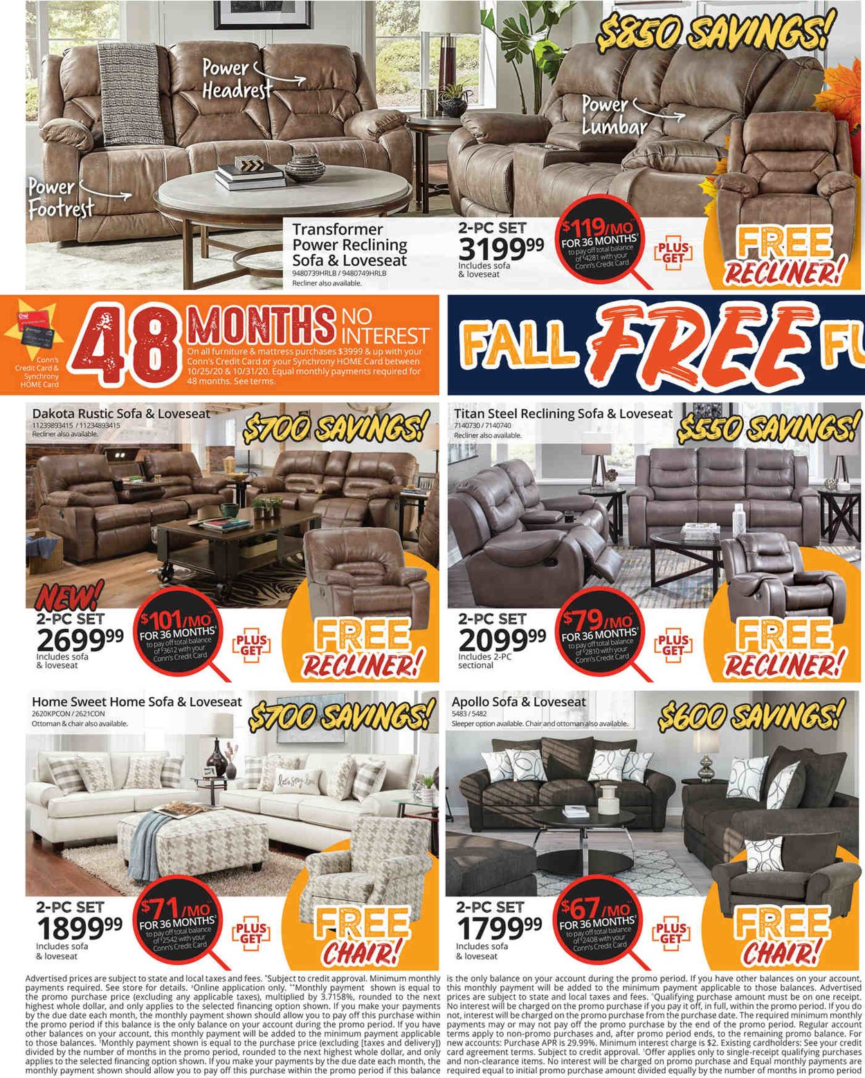 Catalogue Conn's Home Plus Black Friday 2020 from 10/25/2020