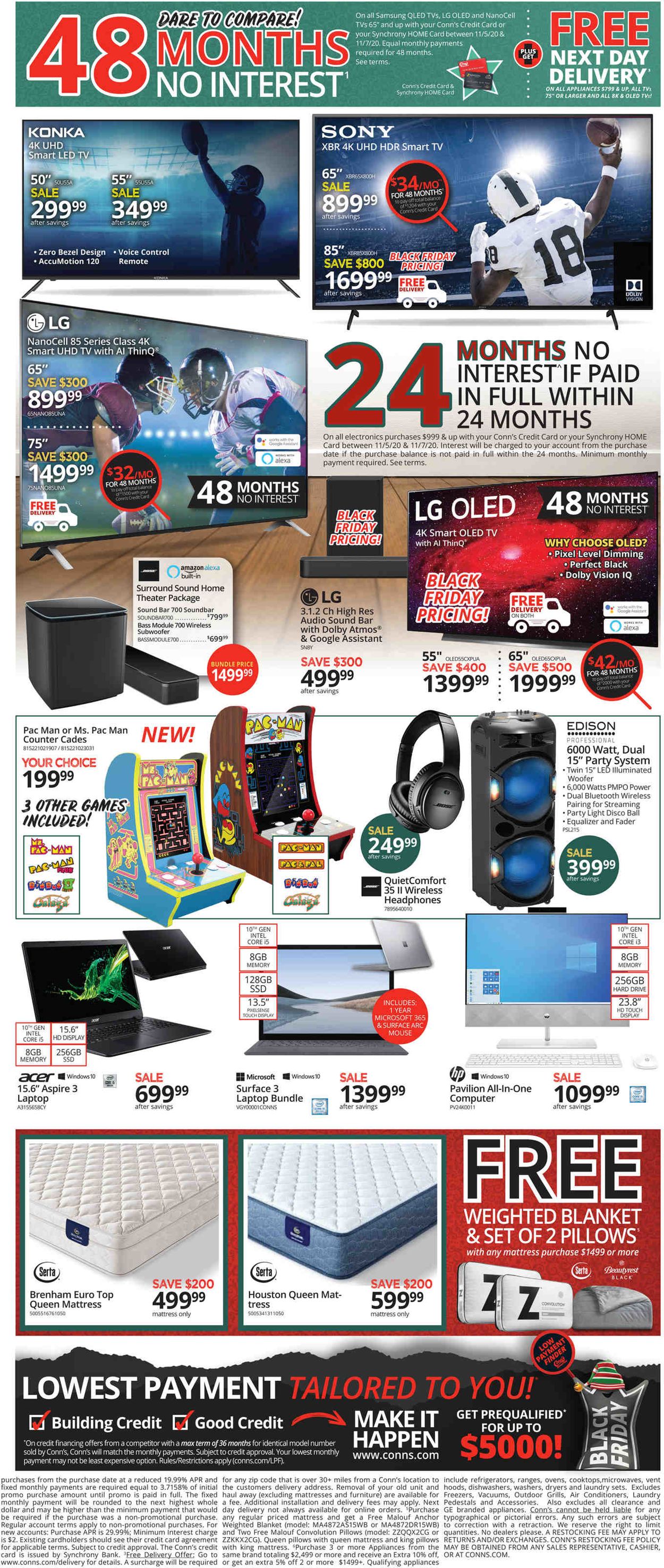 Catalogue Conn's Home Plus Black Friday 2020 from 11/05/2020