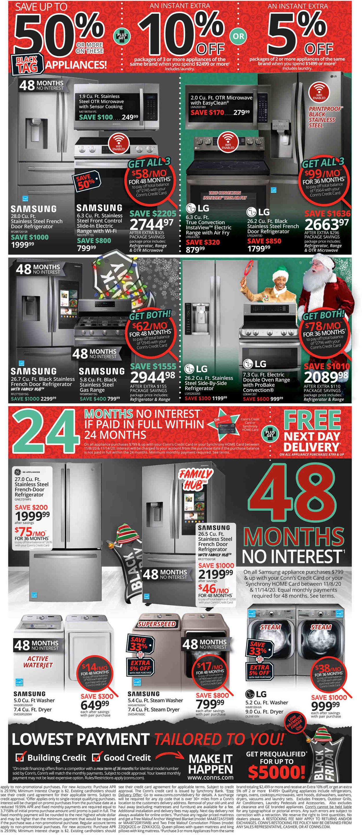 Catalogue Conn's Home Plus Black Friday 2020 from 11/08/2020