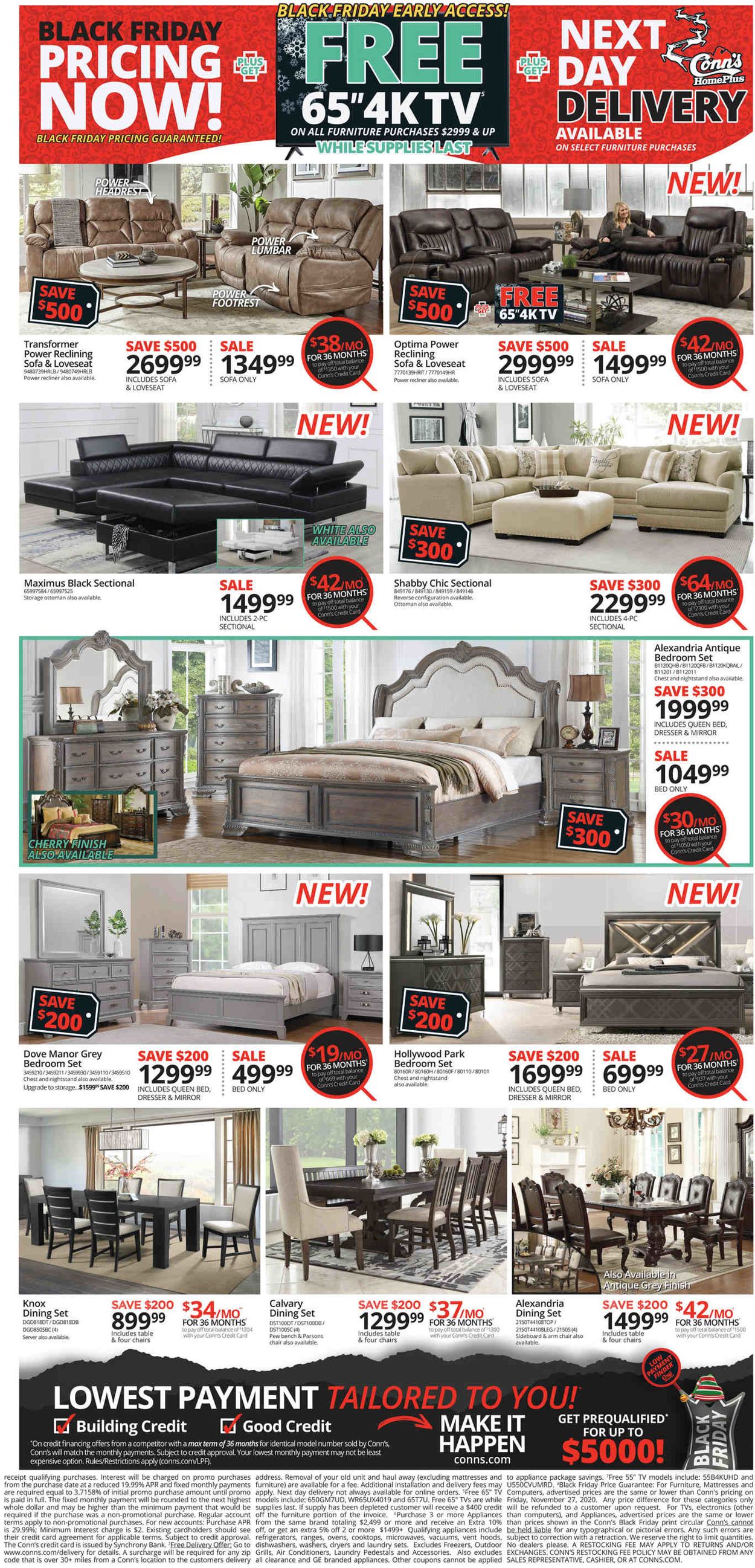 Catalogue Conn's Home Plus - Black Friday Ad 2020 from 11/20/2020