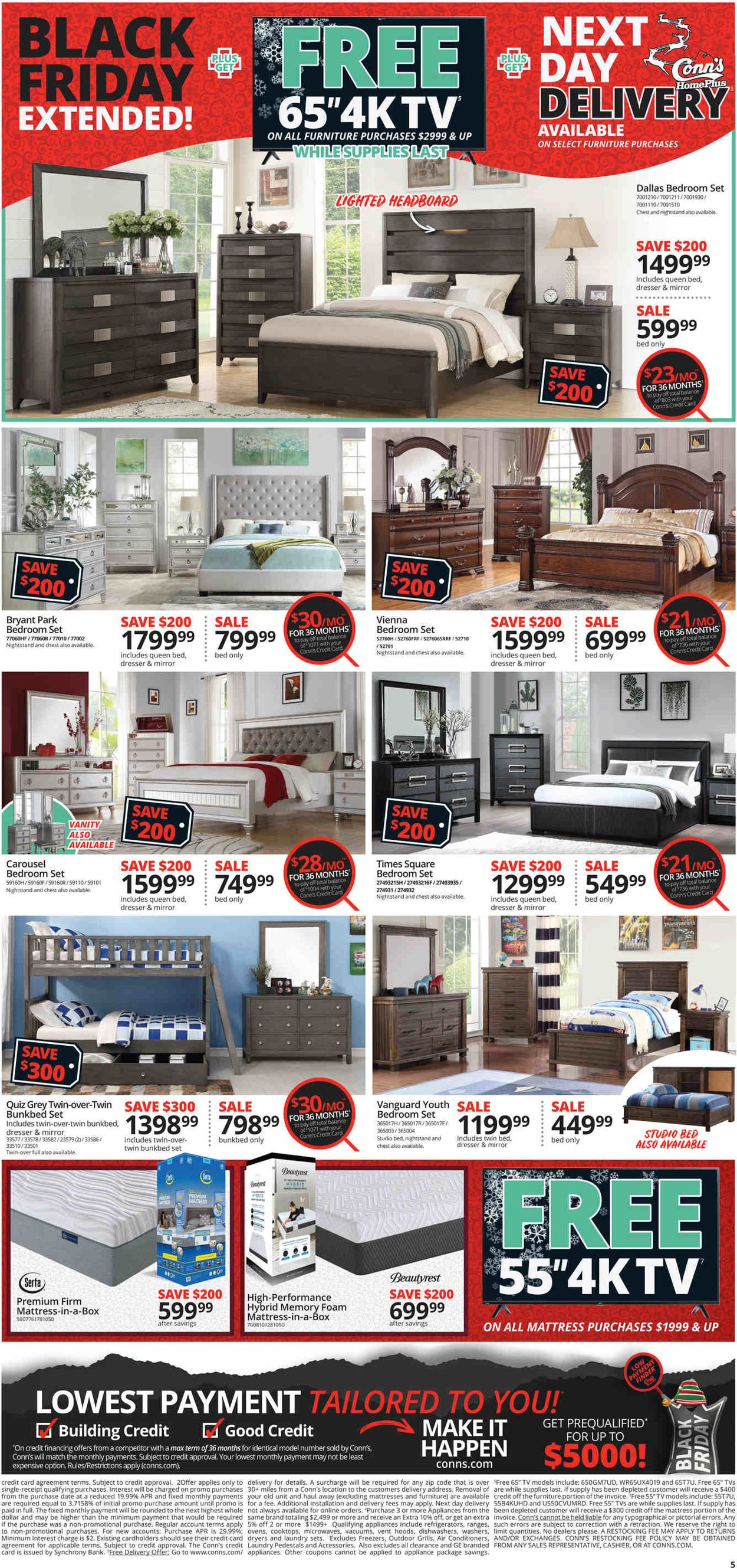 Catalogue Conn's Home Plus - Cyber Monday 2020 from 11/29/2020