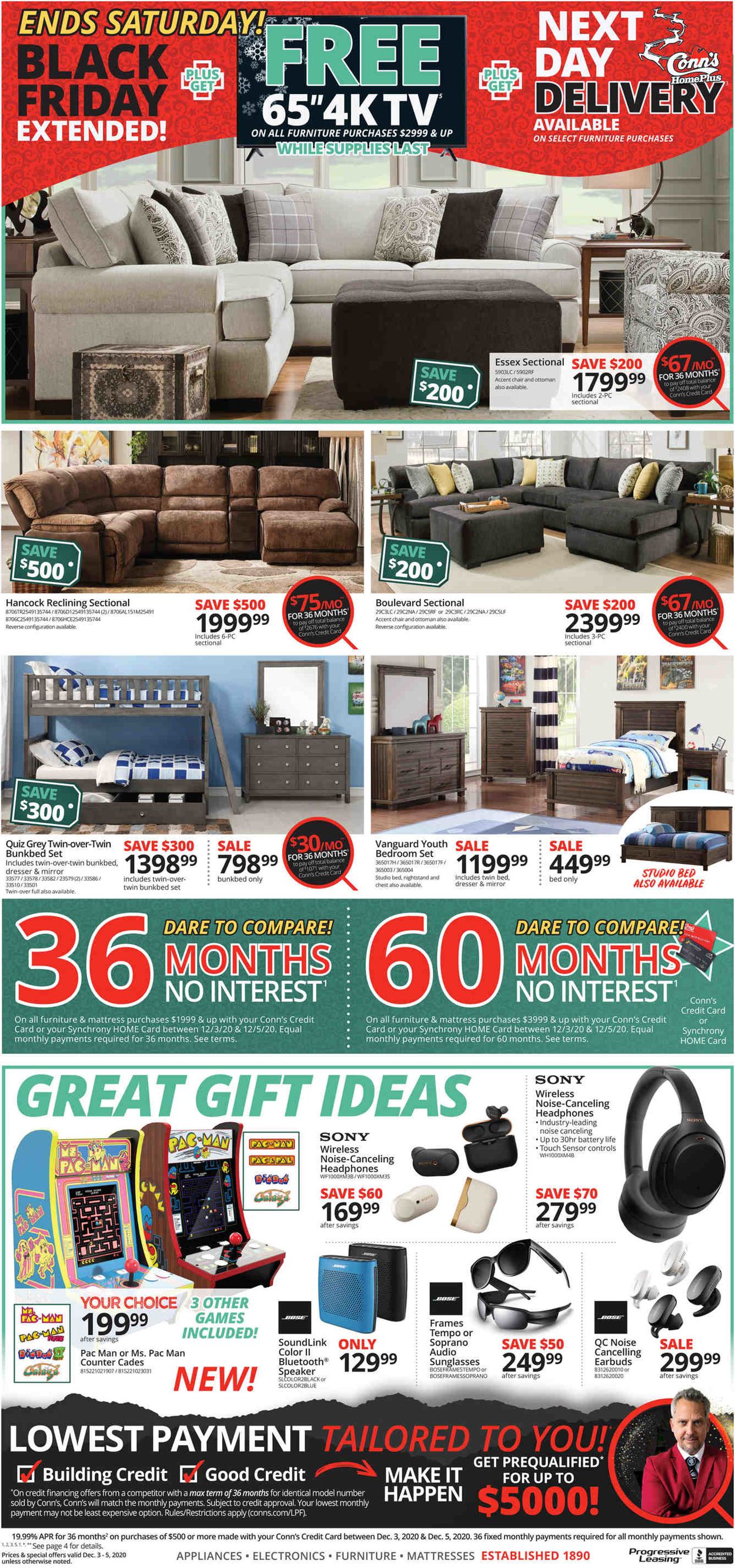 Catalogue Conn's Home Plus Cyber Week from 12/03/2020