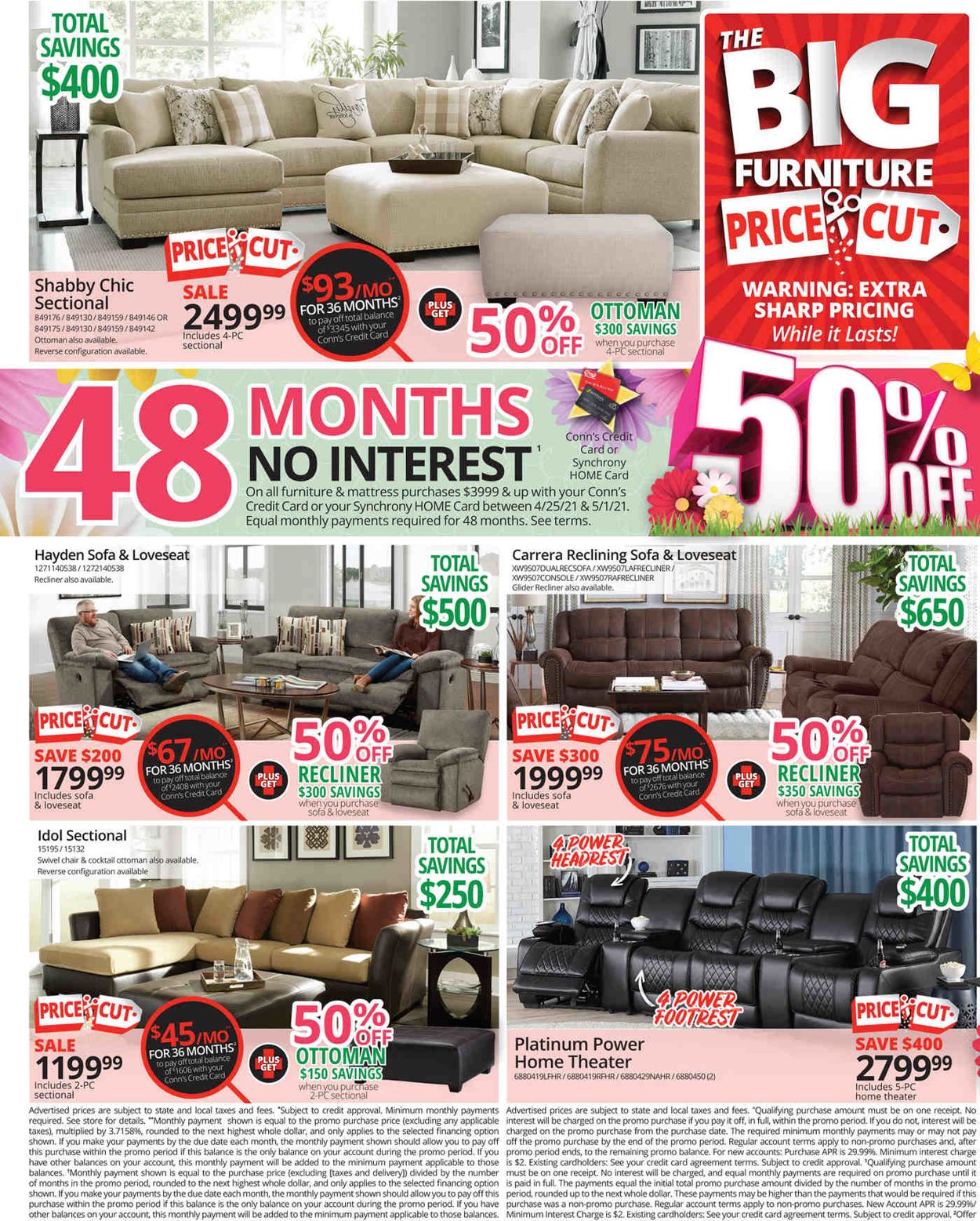 Catalogue Conn's Home Plus from 04/25/2021