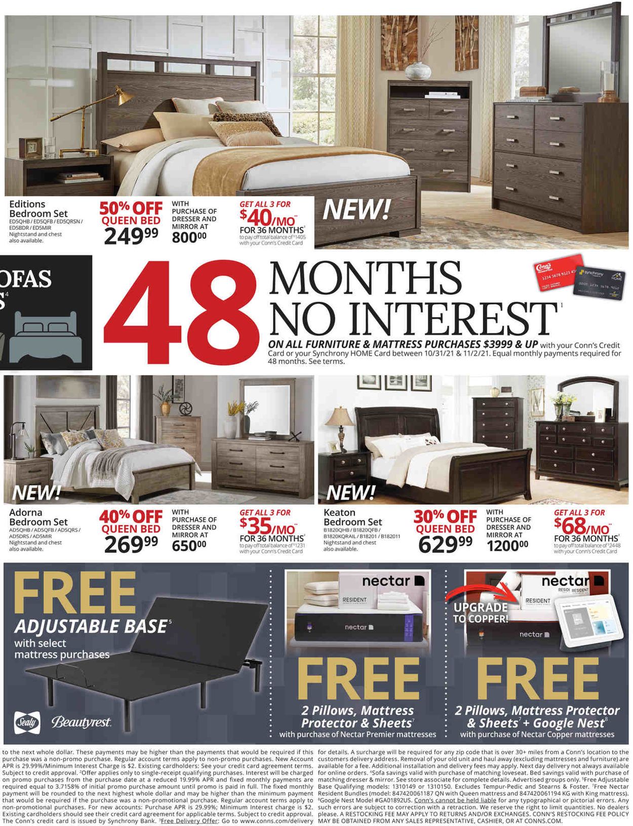 Catalogue Conn's Home Plus BLACK FRIDAY 2021 from 10/31/2021