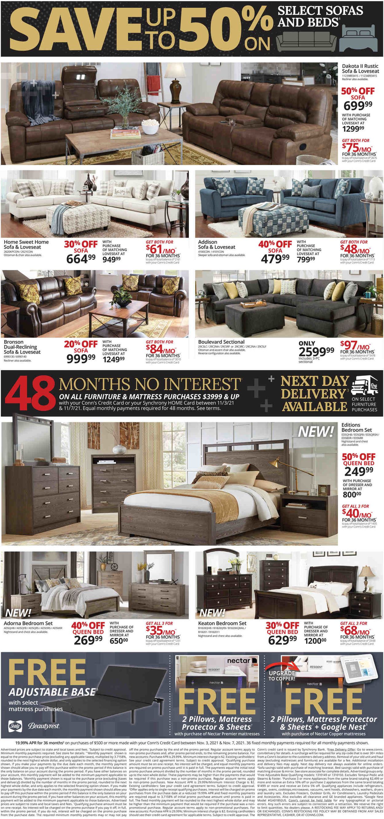 Catalogue Conn's Home Plus BLACK FRIDAY 2021 from 11/03/2021