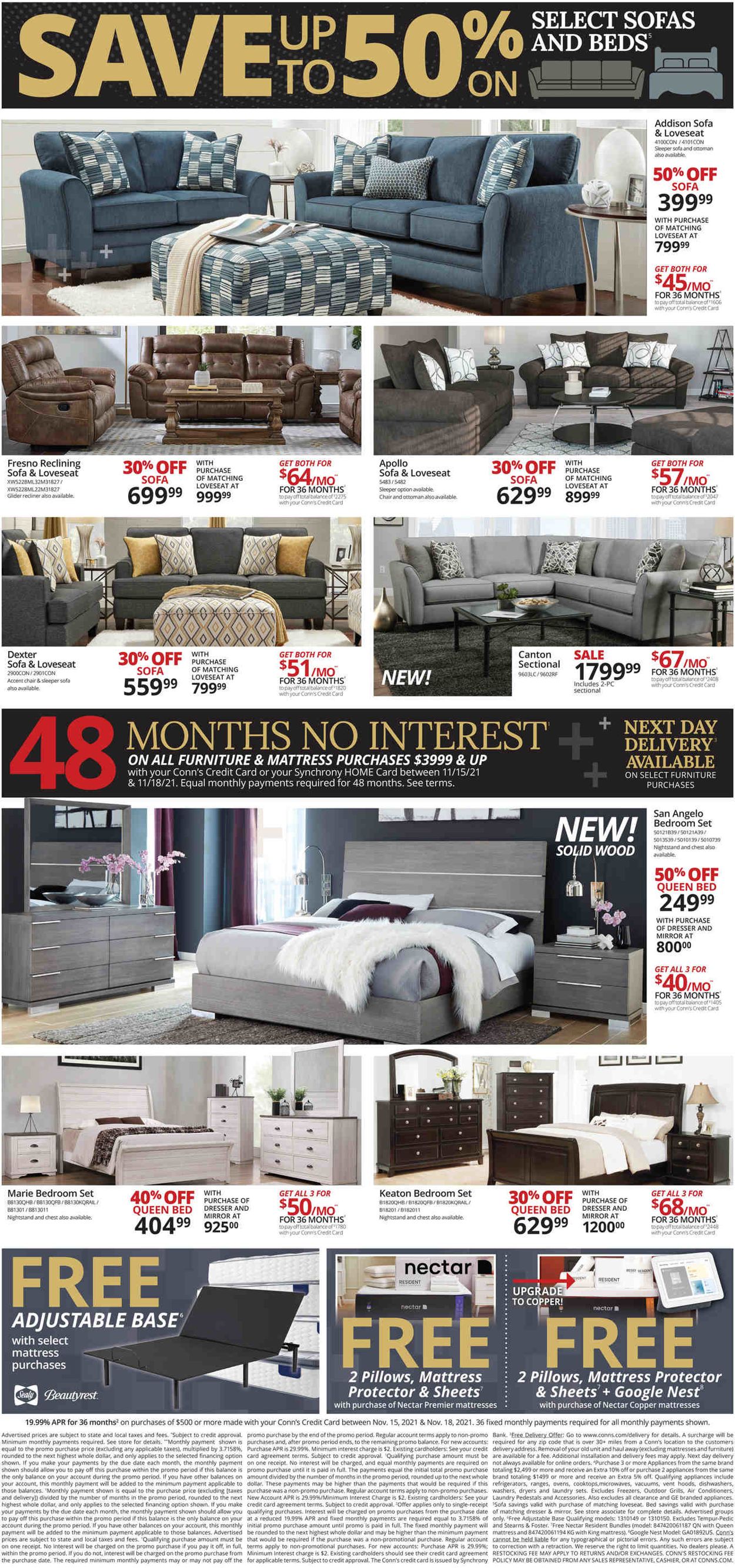 Catalogue Conn's Home Plus BLACK FRIDAY 2021 from 11/15/2021