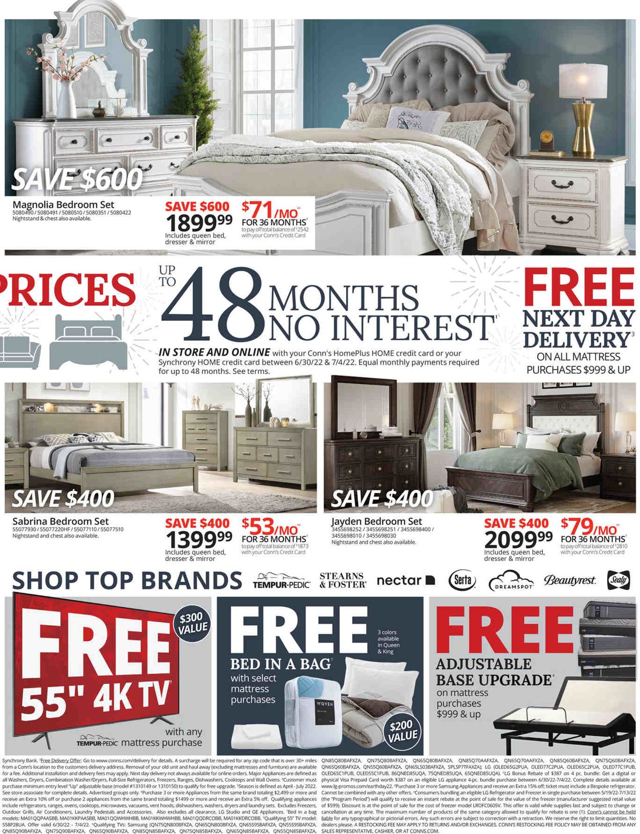 Catalogue Conn's Home Plus - 4th of July Sale from 06/30/2022