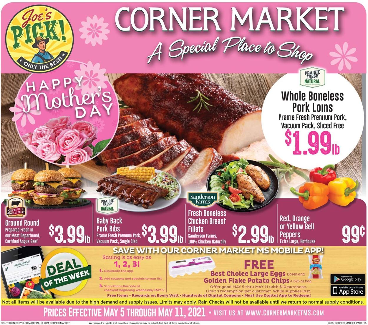 Catalogue Corner Market from 05/05/2021