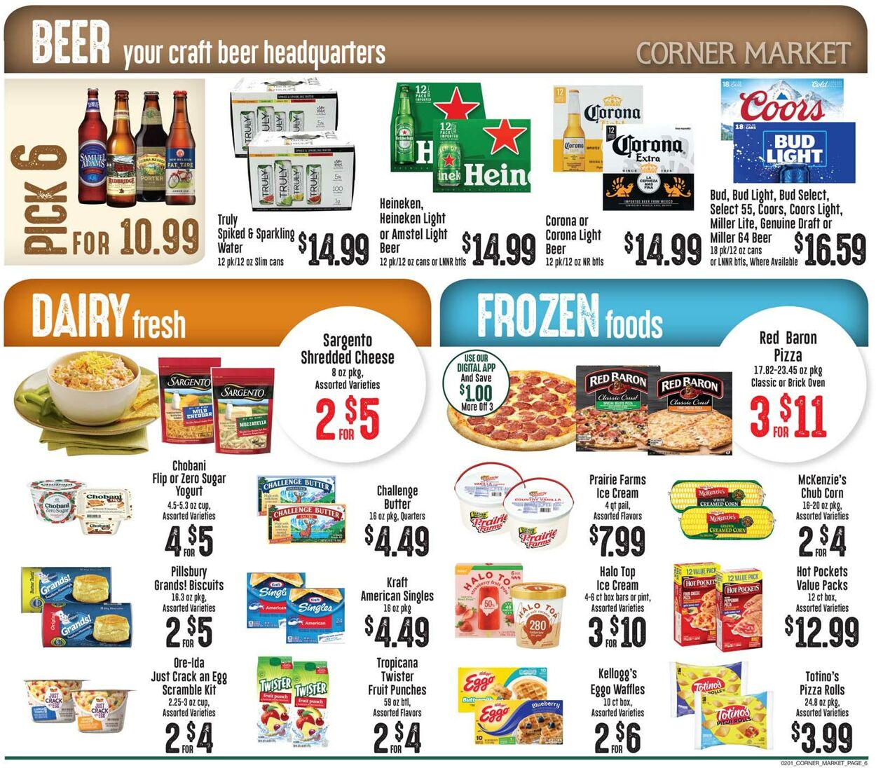 Catalogue Corner Market from 02/01/2023