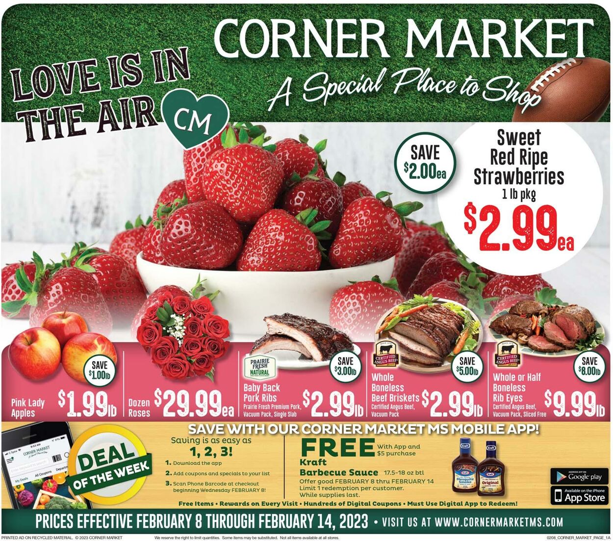 Catalogue Corner Market from 02/08/2023