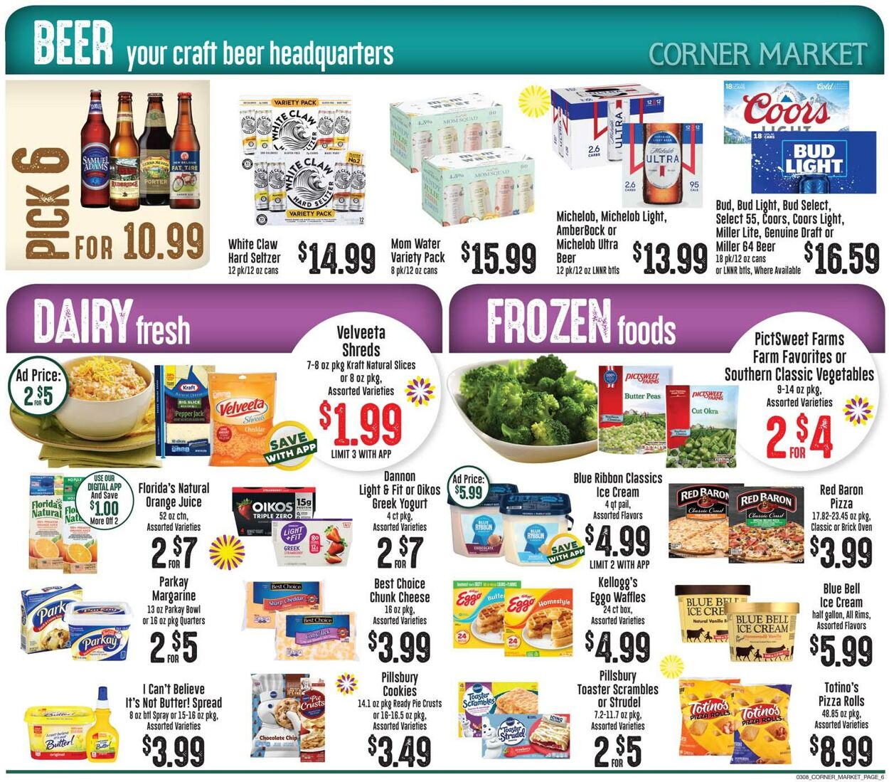 Catalogue Corner Market from 03/08/2023