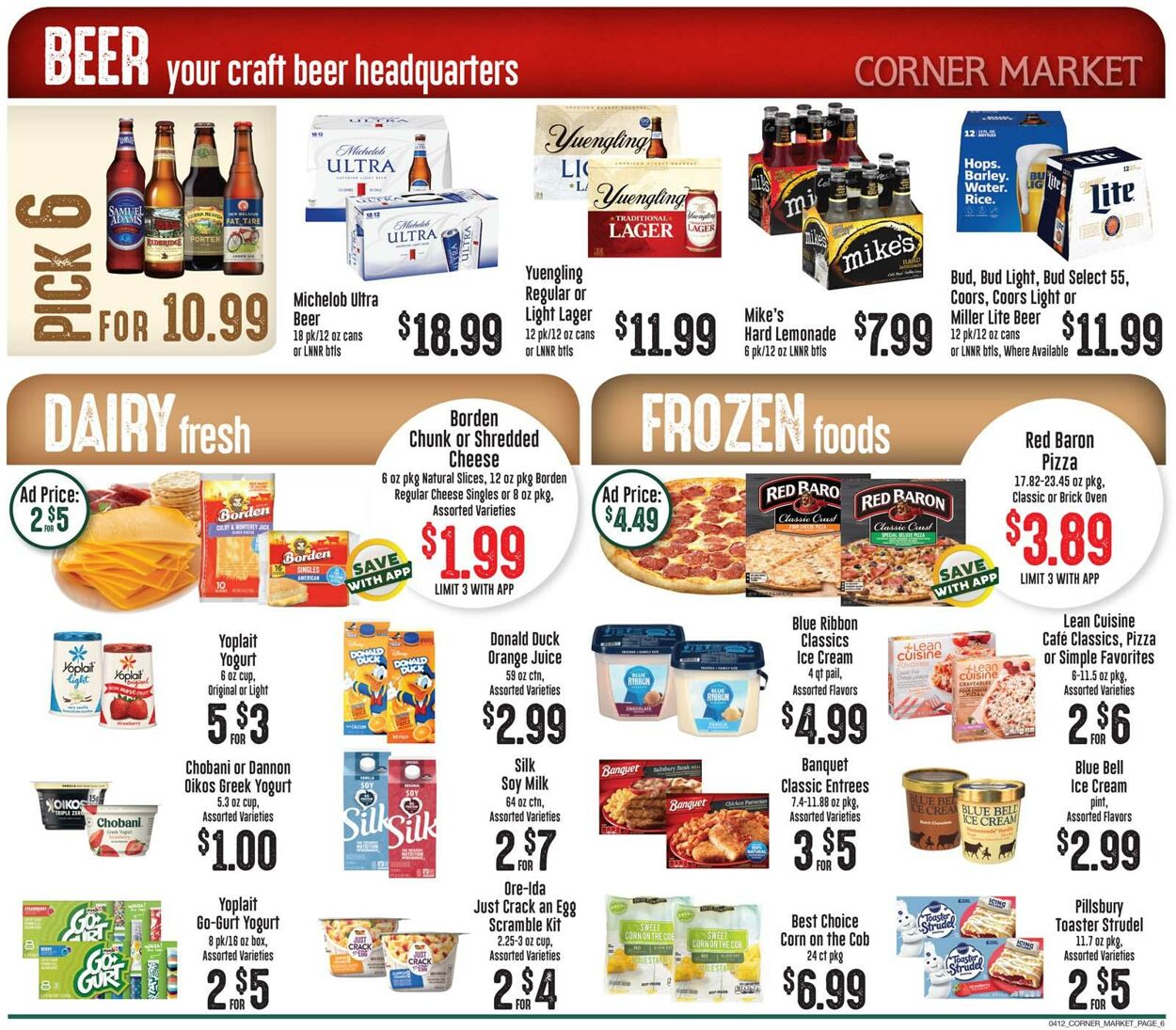 Catalogue Corner Market from 04/12/2023