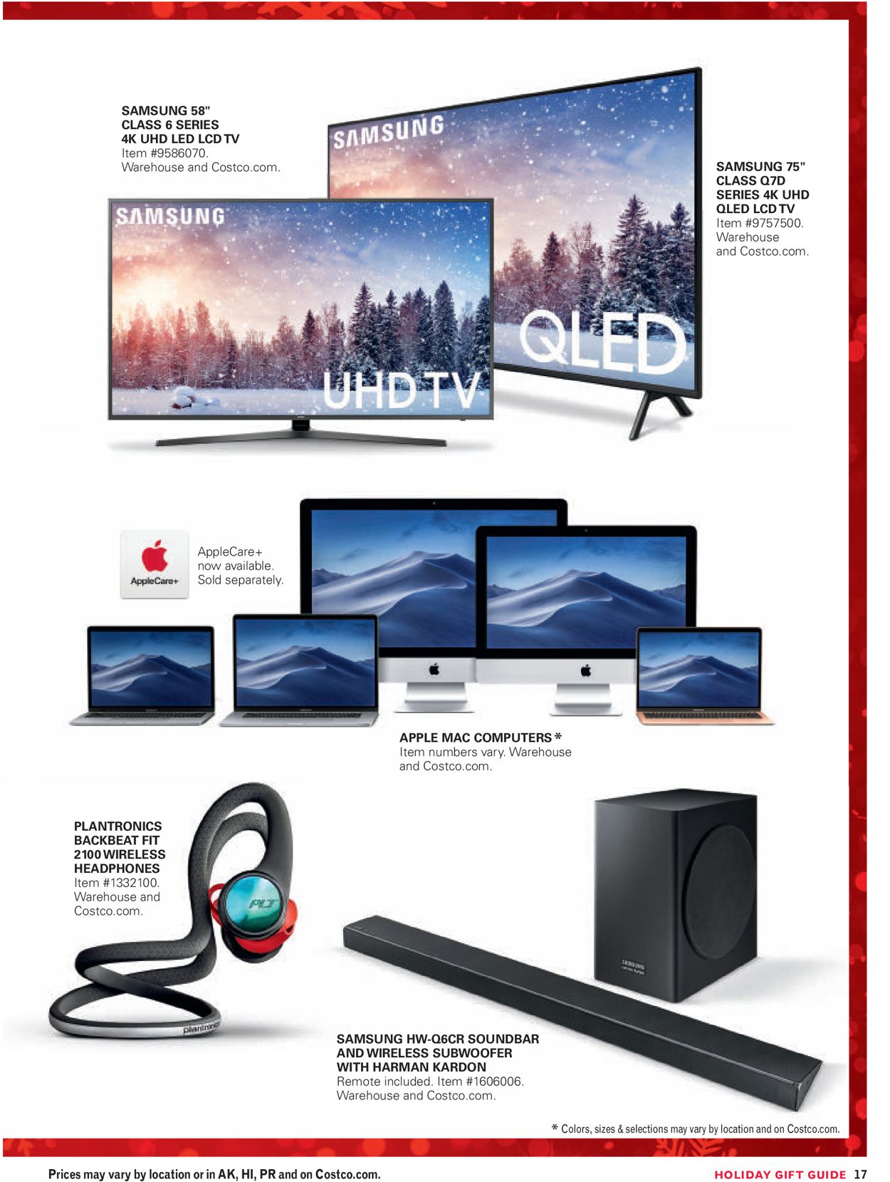 Catalogue Costco from 11/01/2019