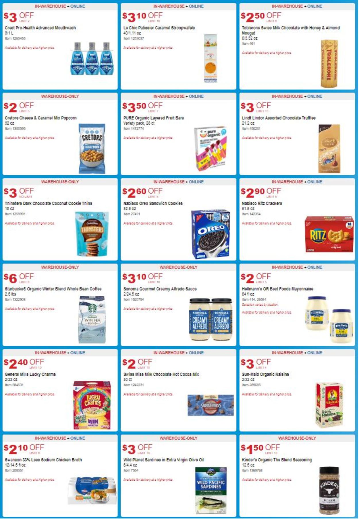 Catalogue Costco from 10/27/2021