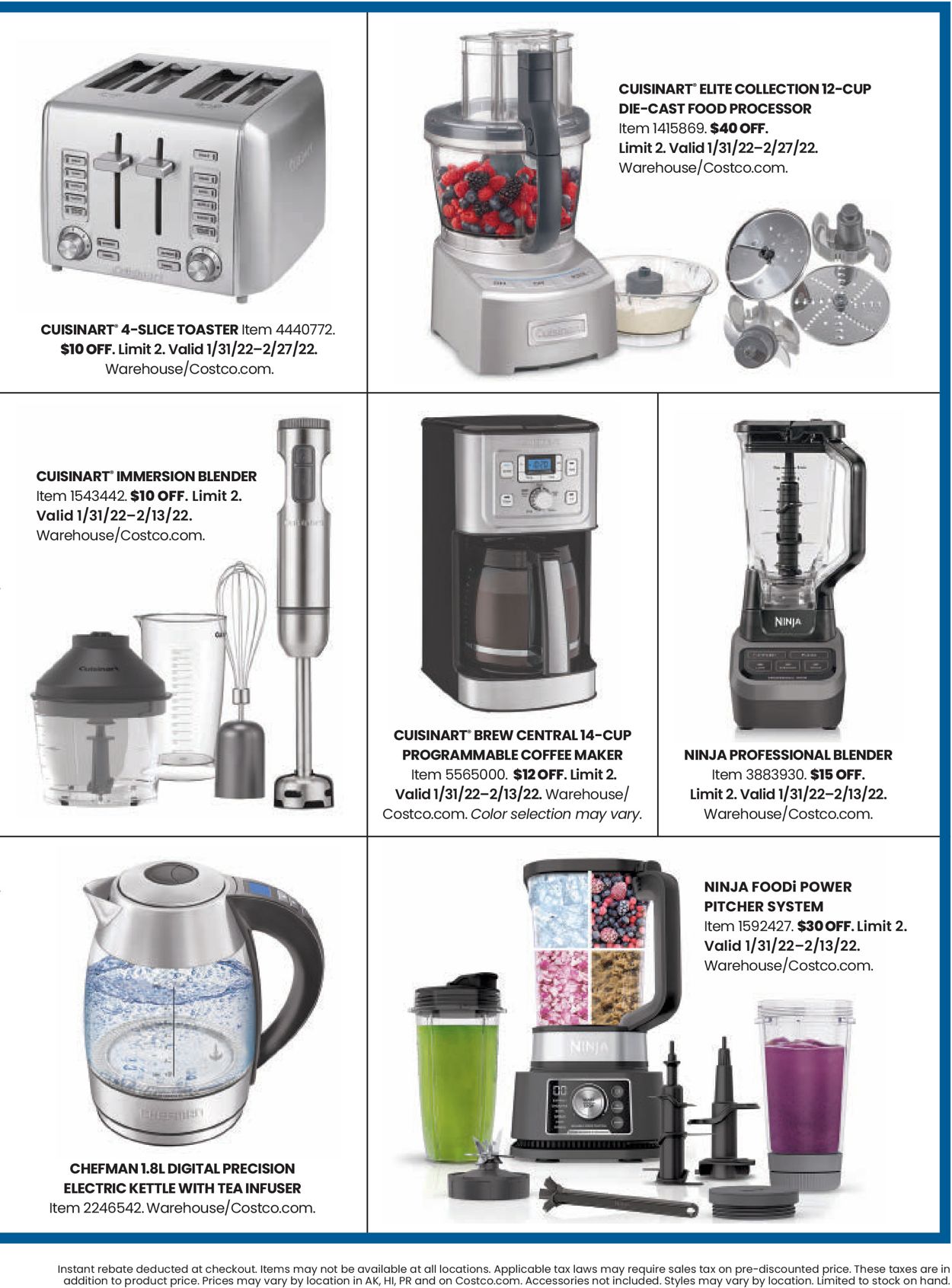 Catalogue Costco from 02/01/2022