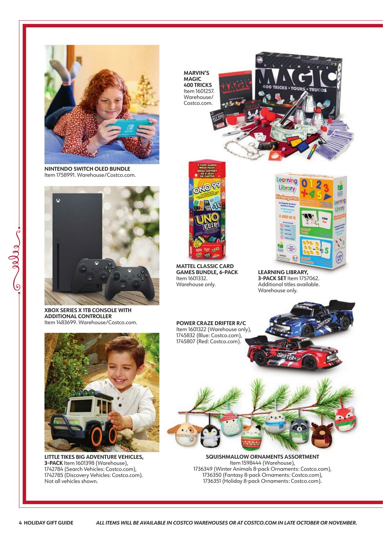 Catalogue Costco from 11/01/2023