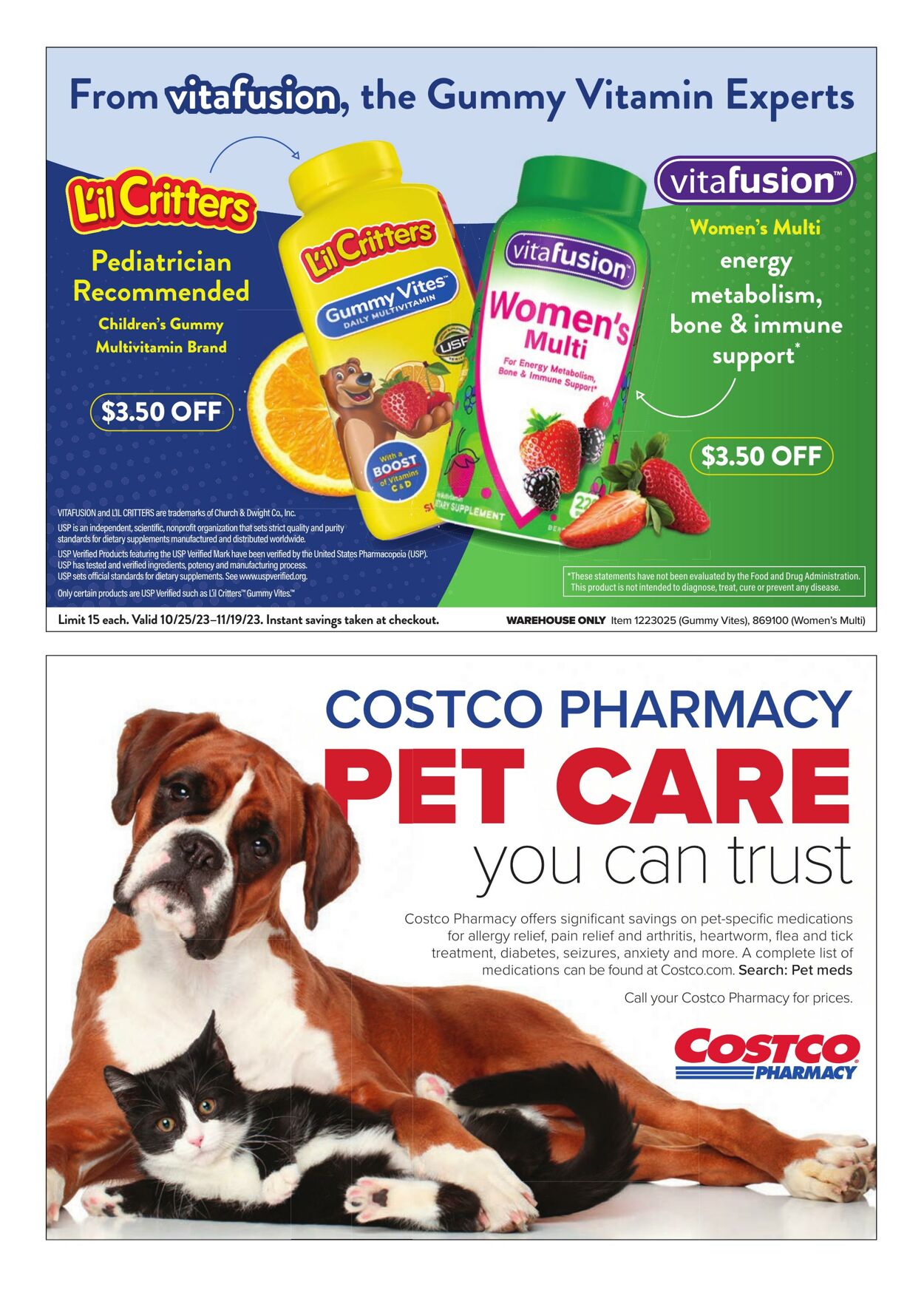 Catalogue Costco from 11/01/2023