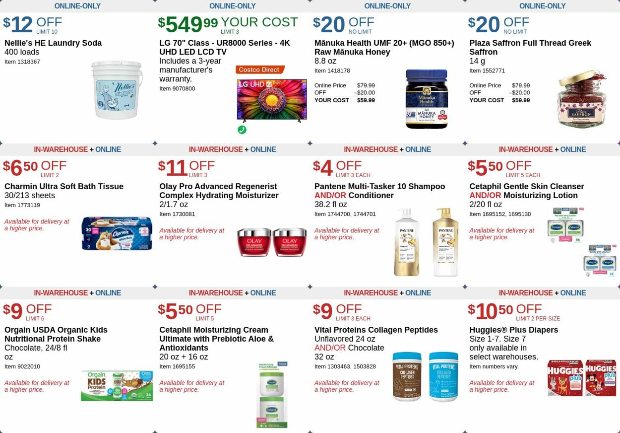 Catalogue Costco from 12/27/2023