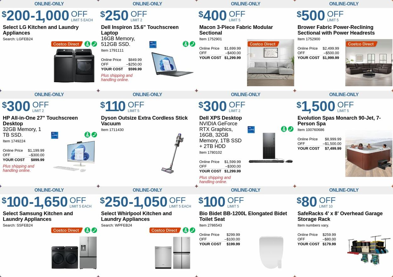 Catalogue Costco from 01/31/2024