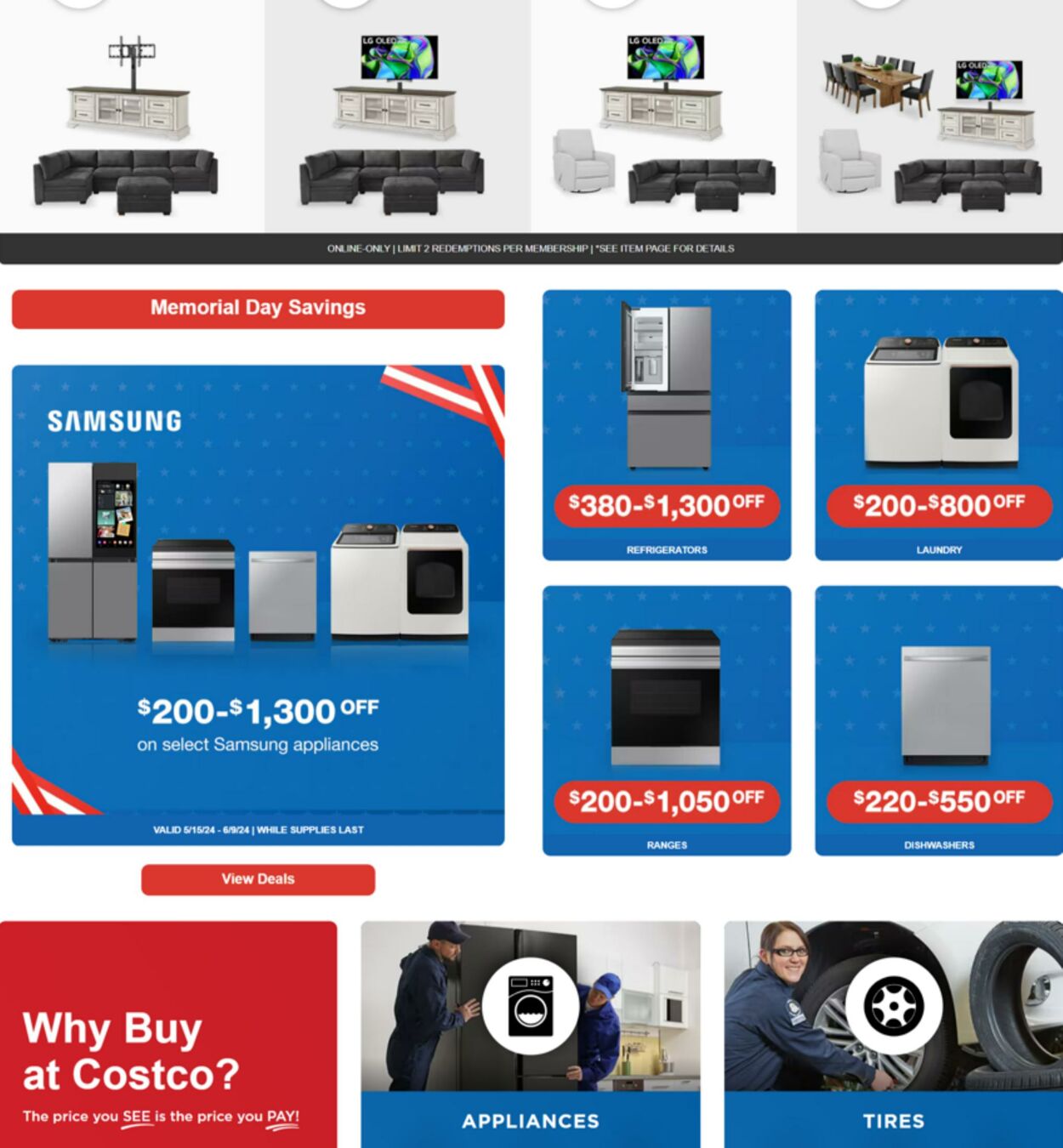 Catalogue Costco from 05/20/2024