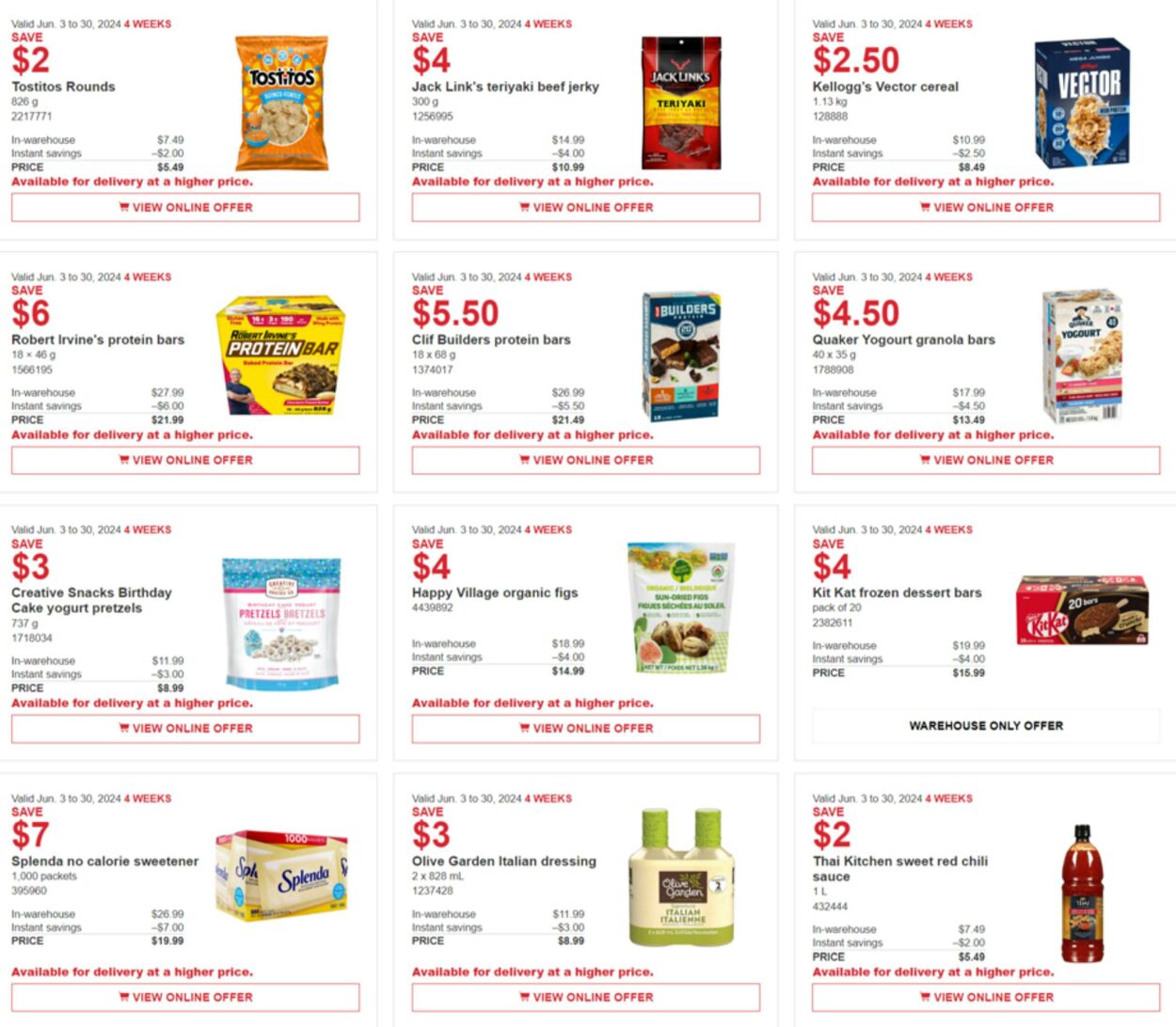 Catalogue Costco from 06/21/2024