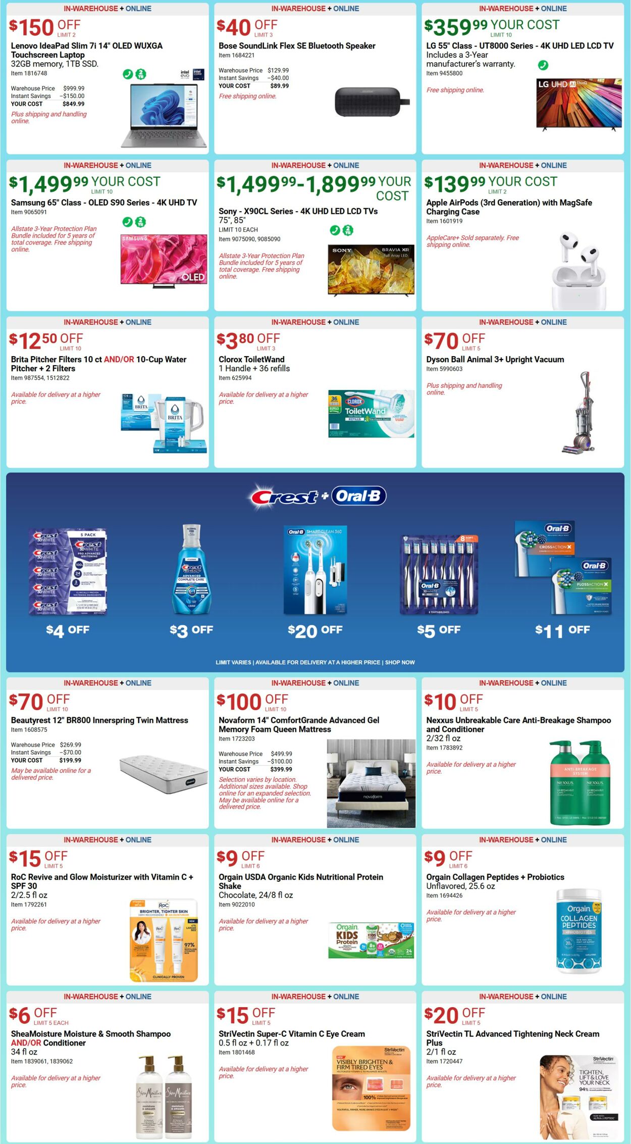 Catalogue Costco from 07/31/2024