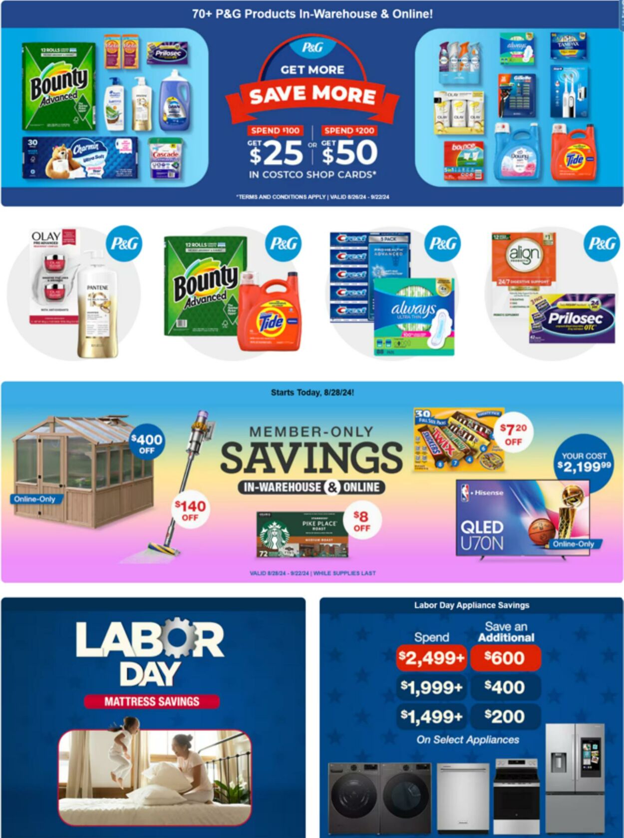 Catalogue Costco from 08/28/2024