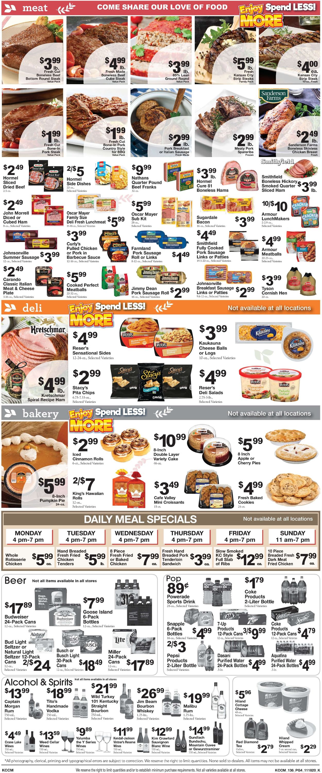 Catalogue Country Mart Thanksgiving  2020 from 11/18/2020