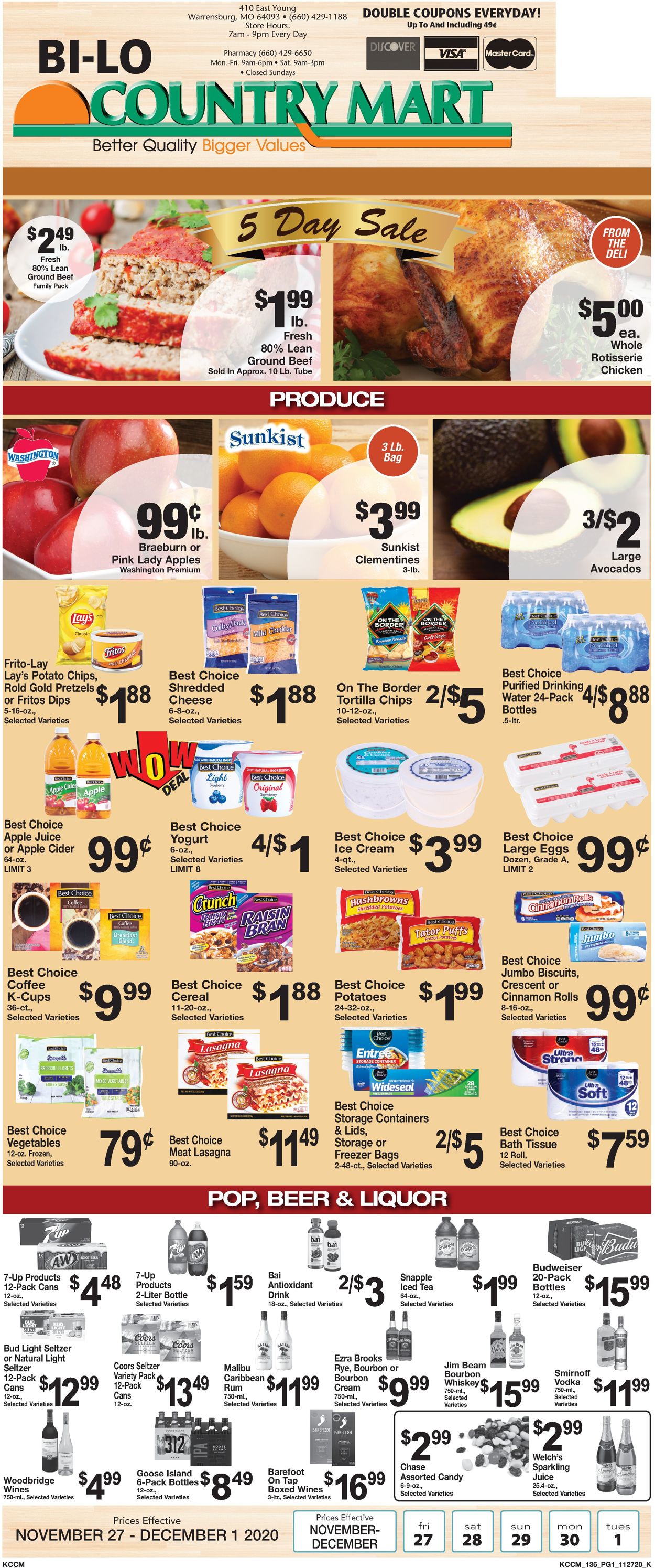 Catalogue Country Mart Black Friday 2020 from 11/27/2020