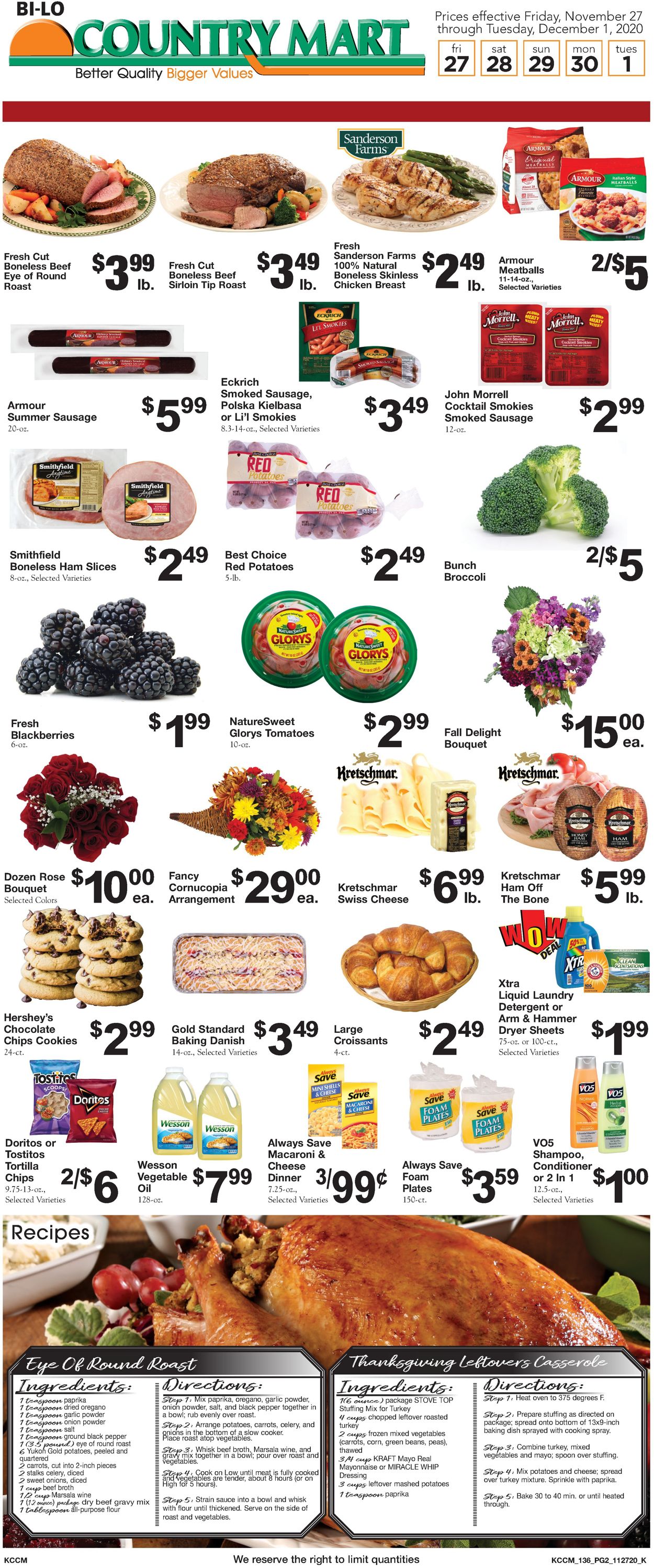 Catalogue Country Mart Black Friday 2020 from 11/27/2020