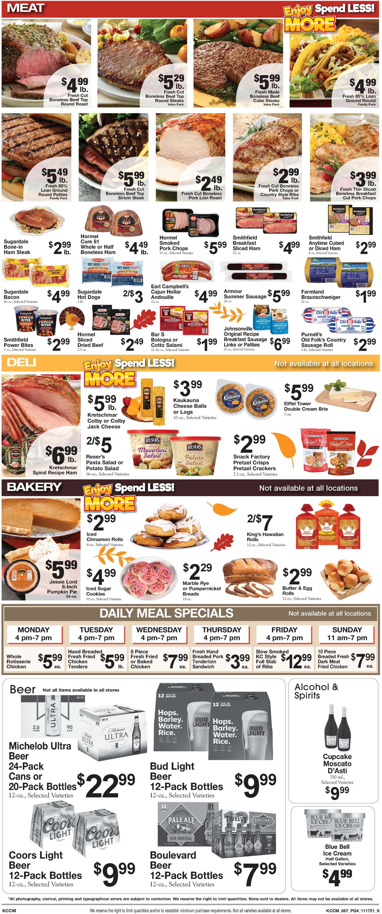 Catalogue Country Mart THANKSGIVING 2021 from 11/17/2021