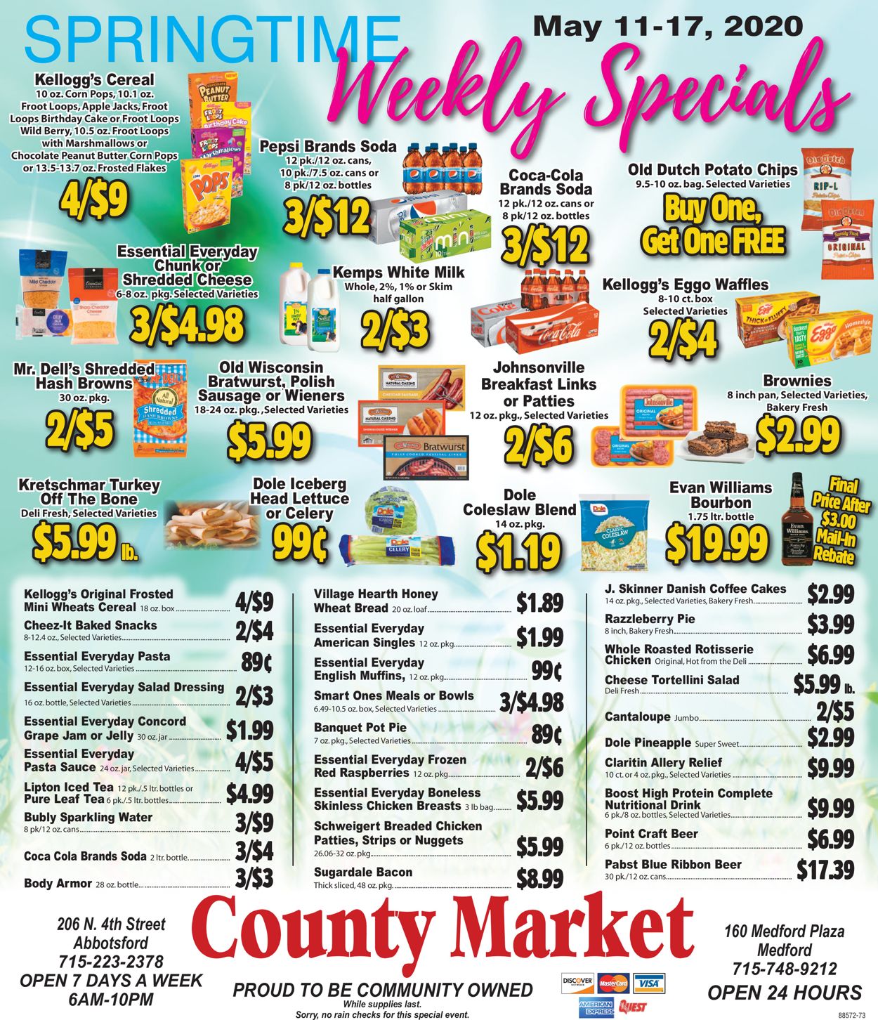 Catalogue County Market from 05/11/2020