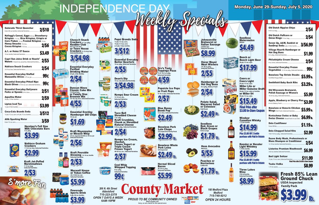 Catalogue County Market from 06/29/2020