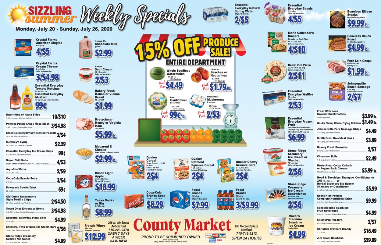Catalogue County Market from 07/20/2020