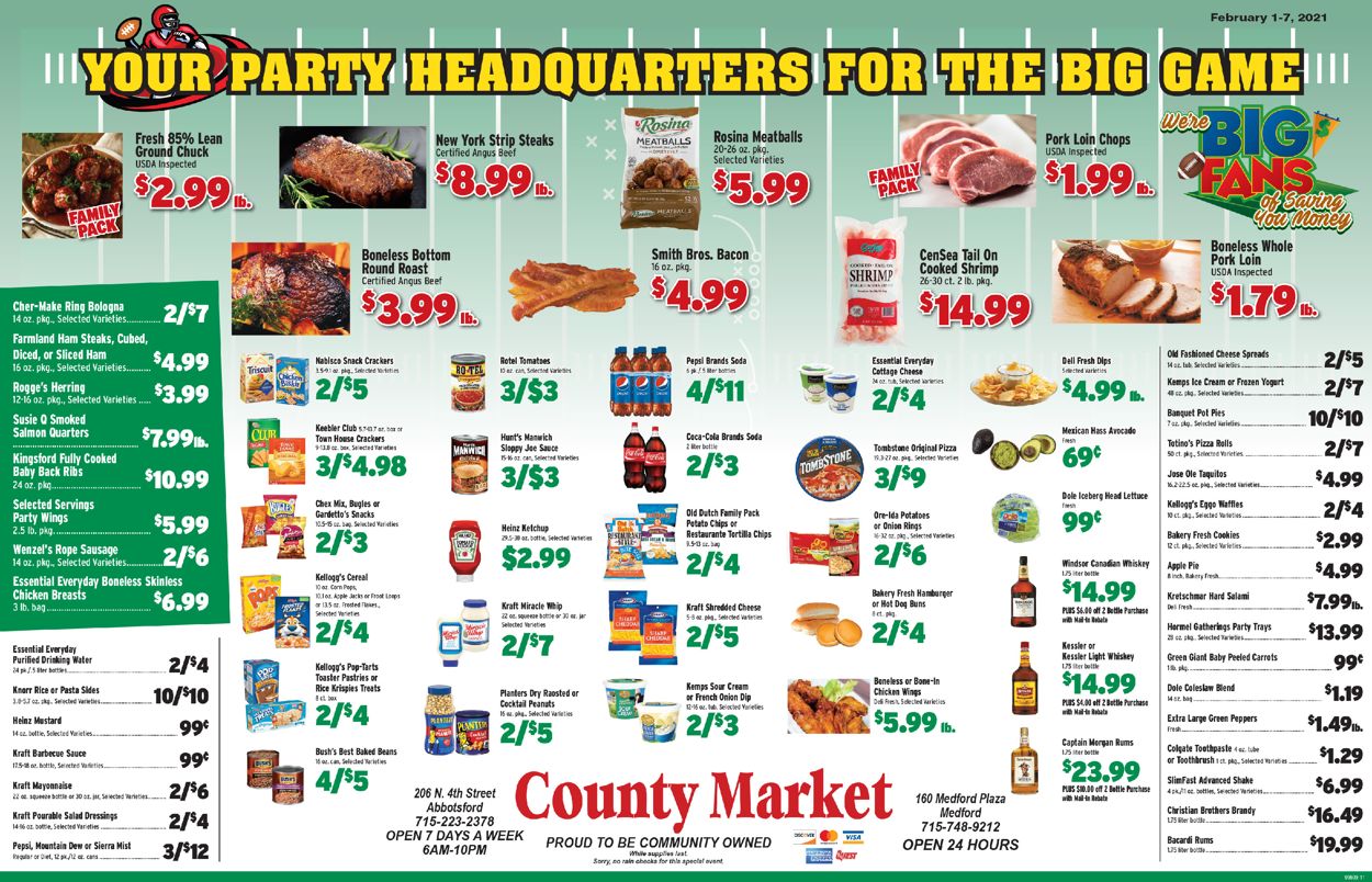 Catalogue County Market from 02/01/2021