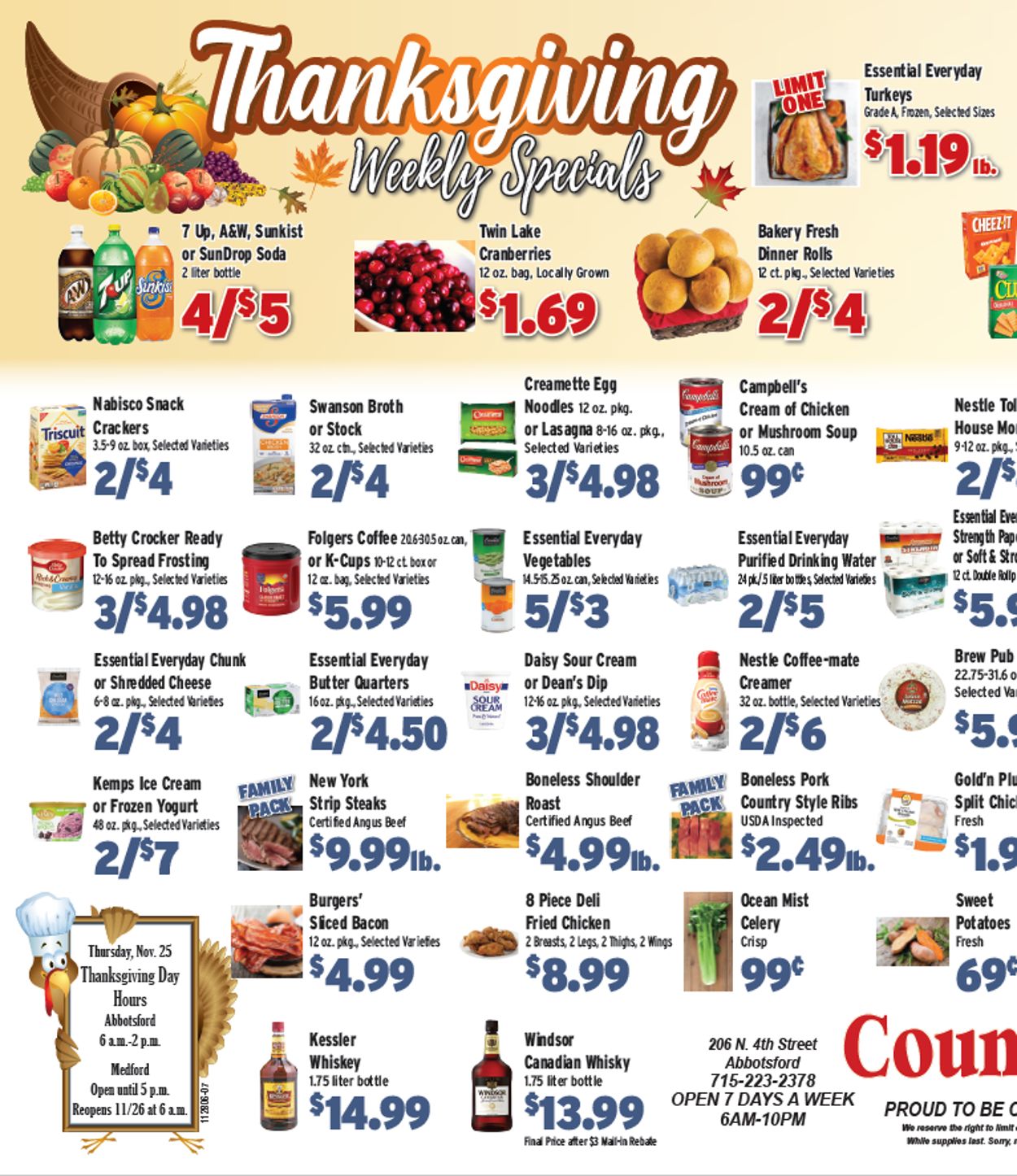Catalogue County Market Thanksgiving 2021 from 11/15/2021