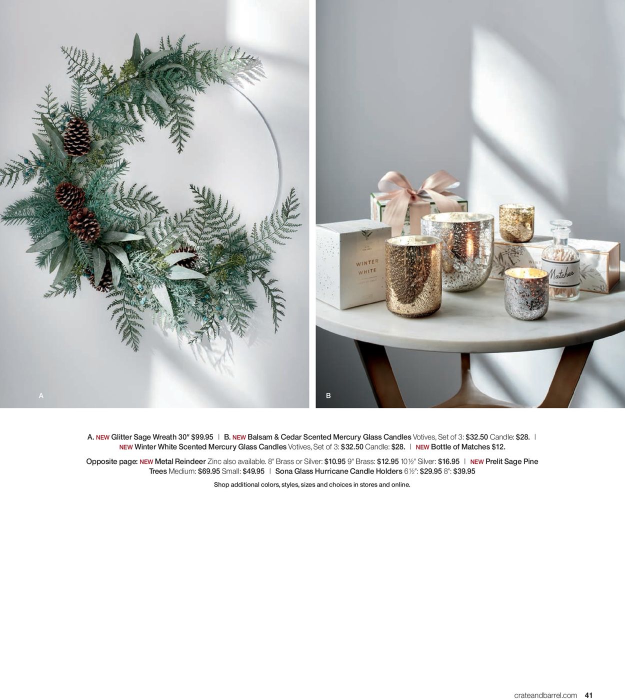 Catalogue Crate & Barrel from 11/15/2019