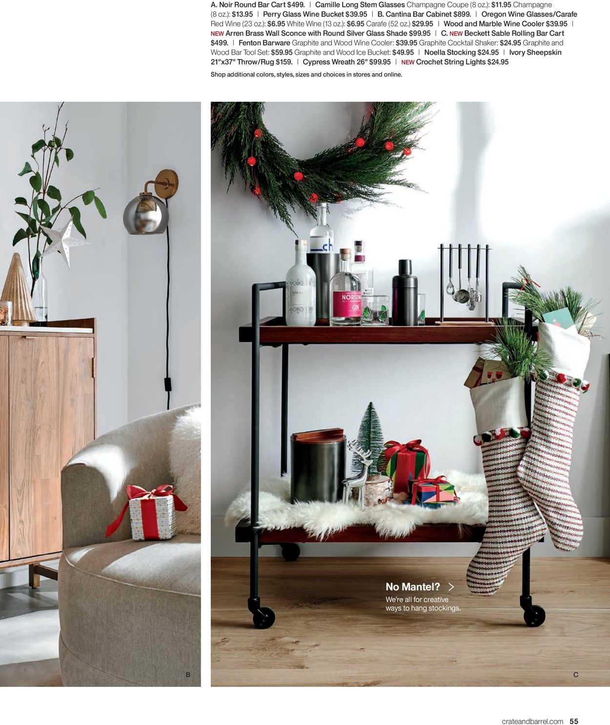 Catalogue Crate & Barrel from 11/15/2019