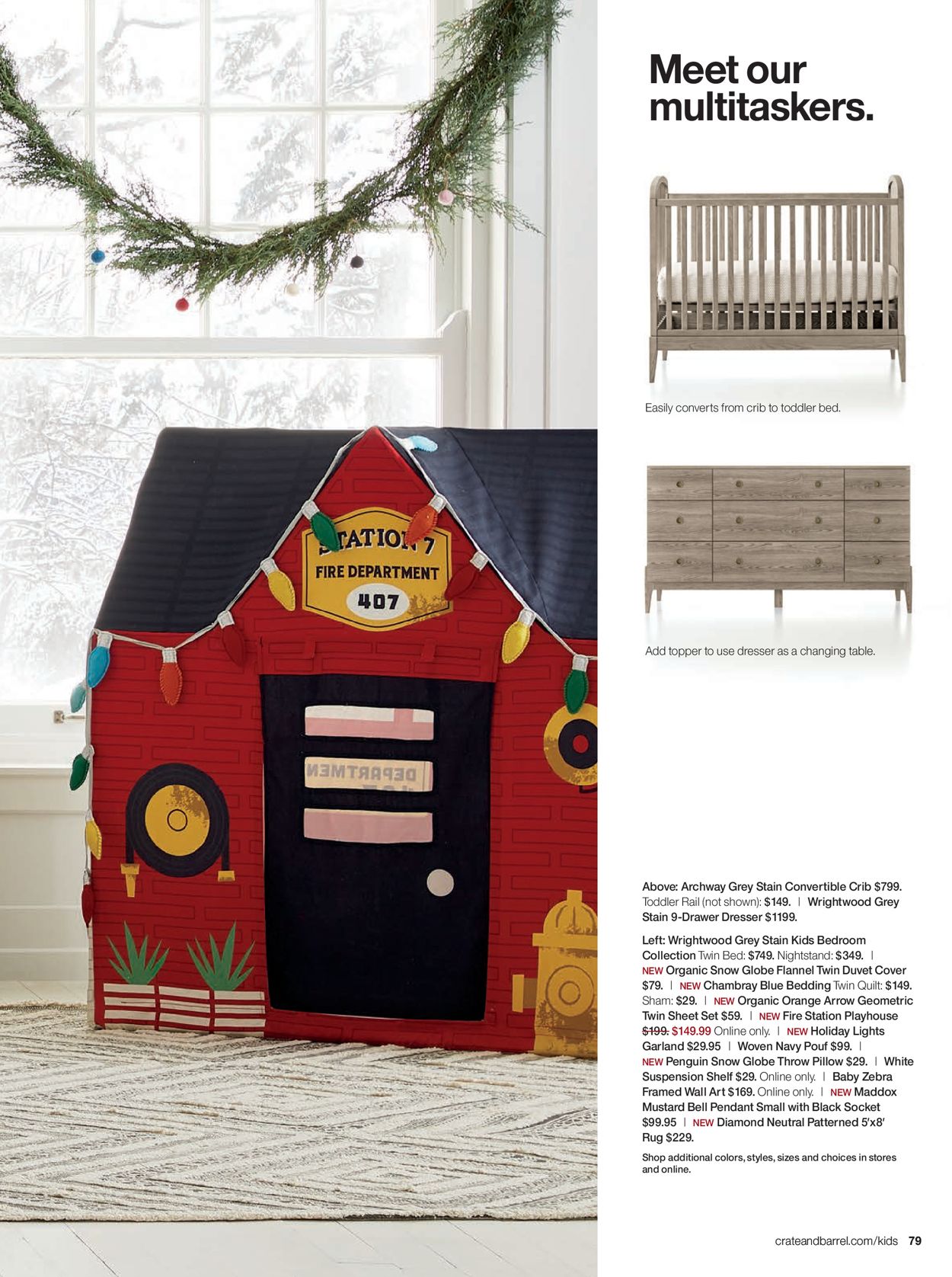 Catalogue Crate & Barrel from 11/15/2019