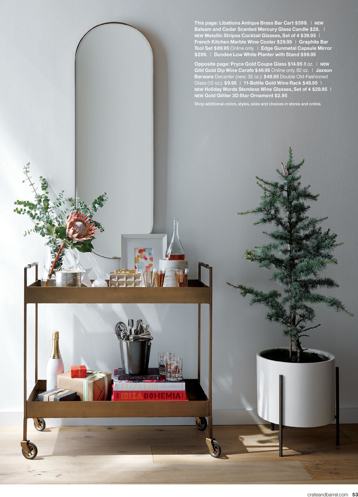 Catalogue Crate & Barrel from 11/19/2019