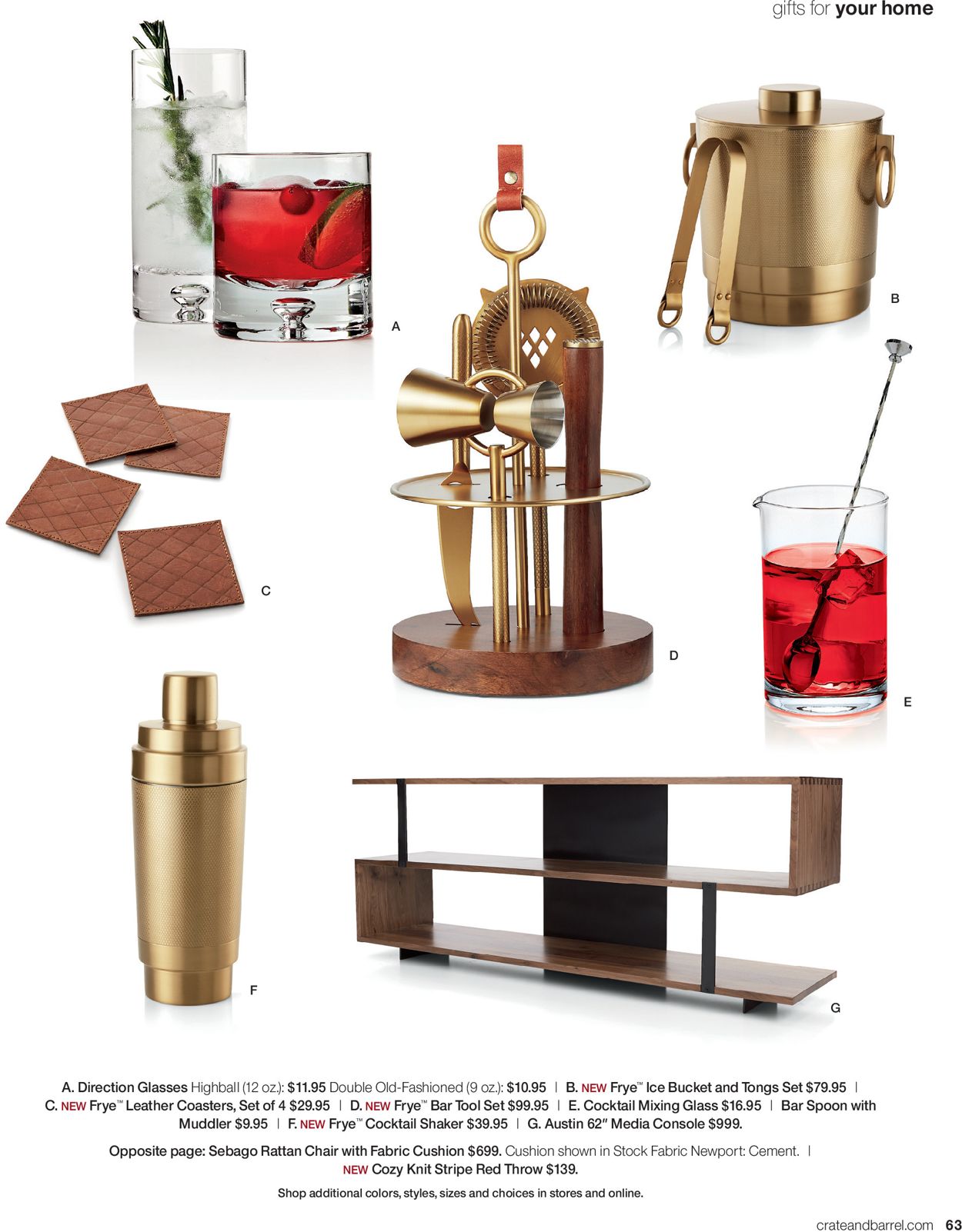 Catalogue Crate & Barrel - Holidays Ad 2019 from 12/01/2019