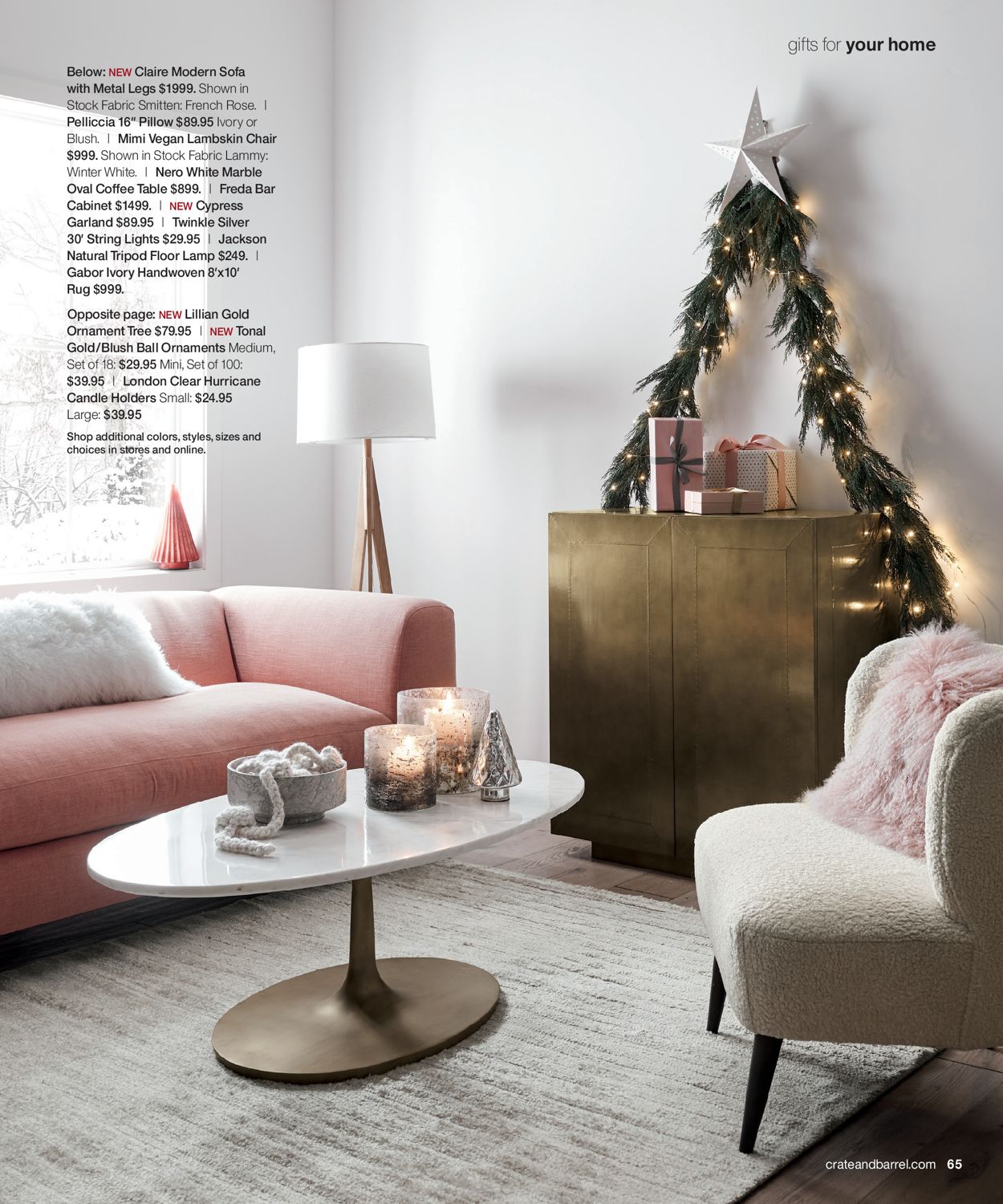 Catalogue Crate & Barrel - Holidays Ad 2019 from 12/01/2019