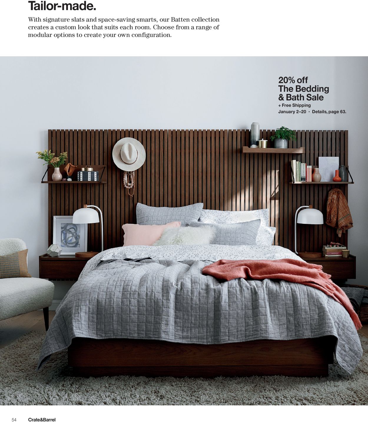 Catalogue Crate & Barrel from 01/20/2020
