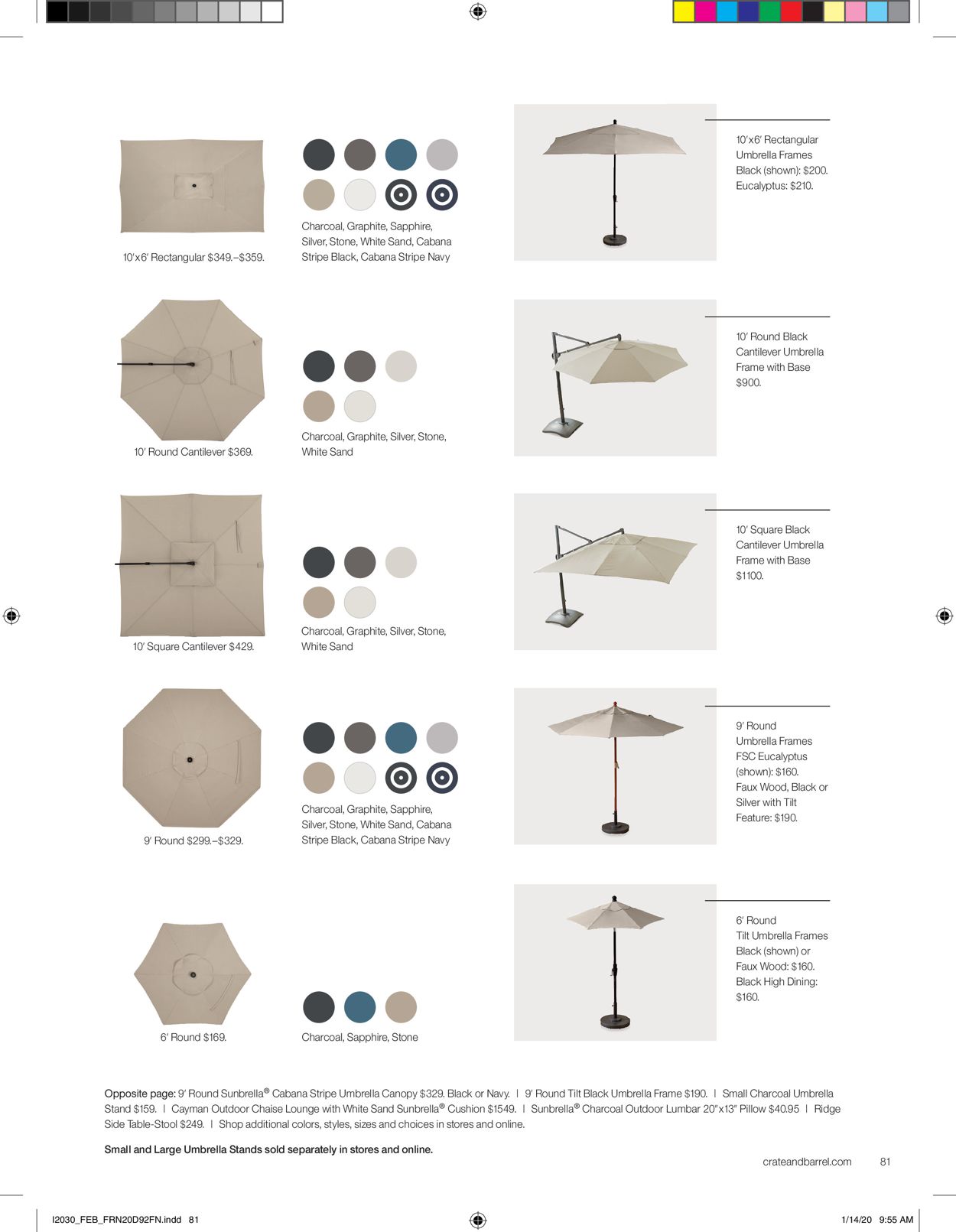 Catalogue Crate & Barrel from 02/07/2020