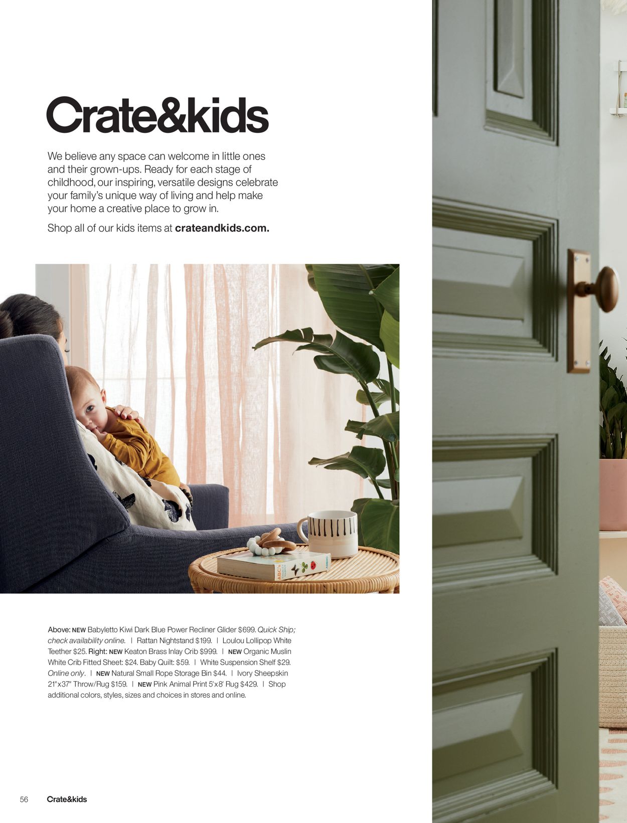 Catalogue Crate & Barrel from 03/20/2020