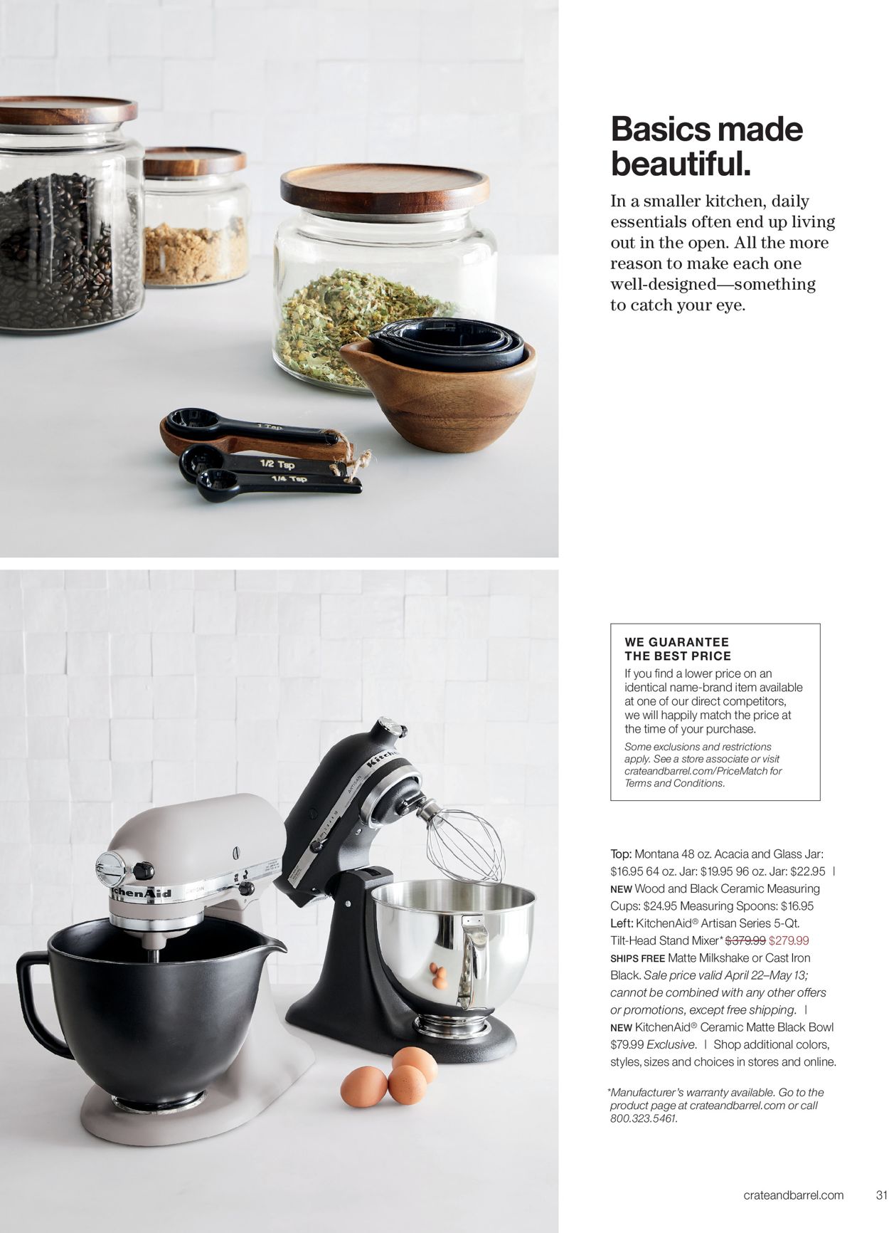 Crate & Barrel Current weekly ad 04/06 - 06/30/2020 [31 ...