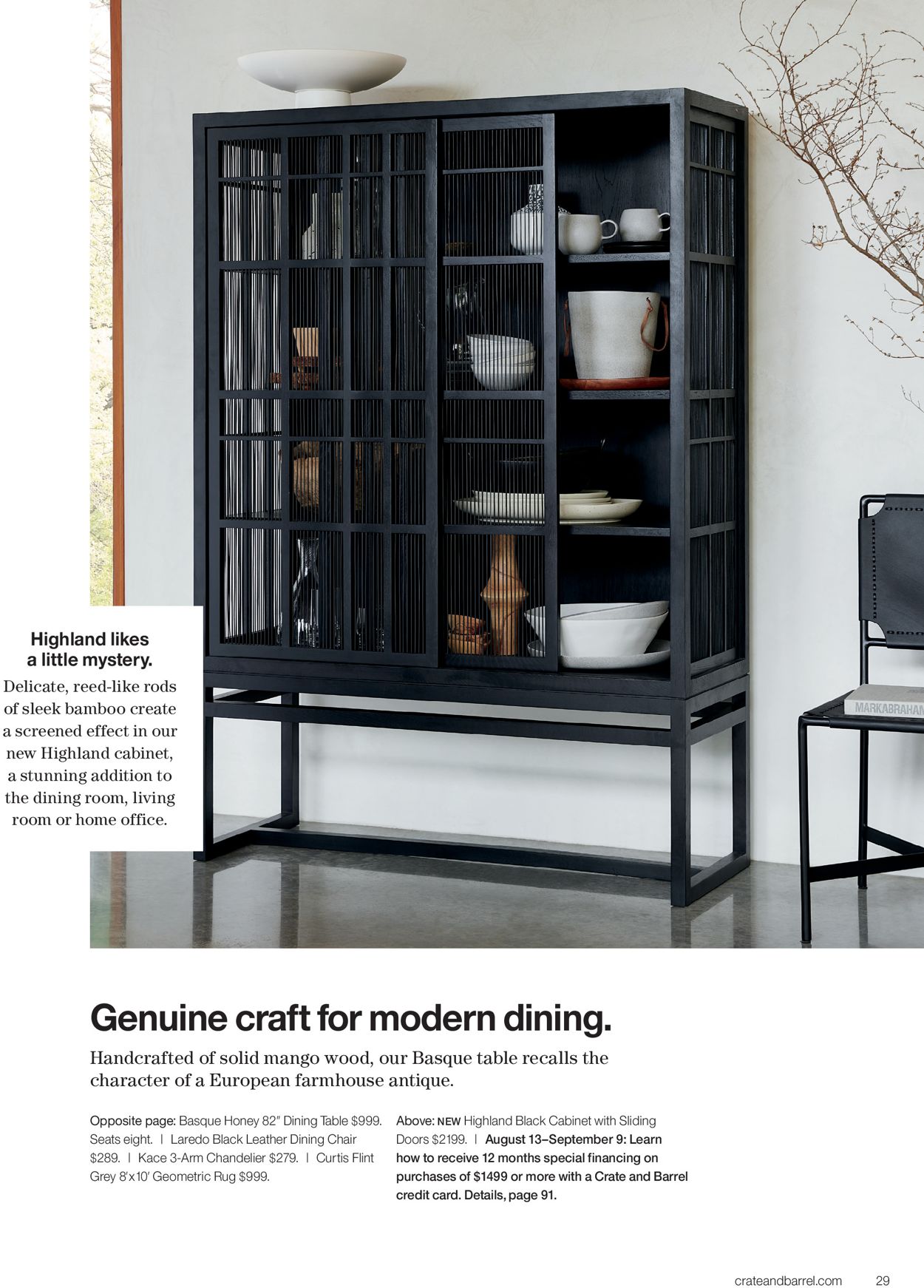 Catalogue Crate & Barrel from 08/13/2020