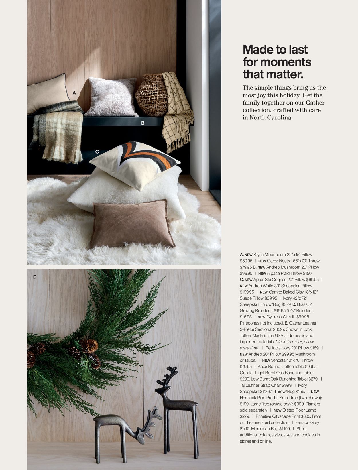 Catalogue Crate & Barrel Holiday2020 from 11/01/2020